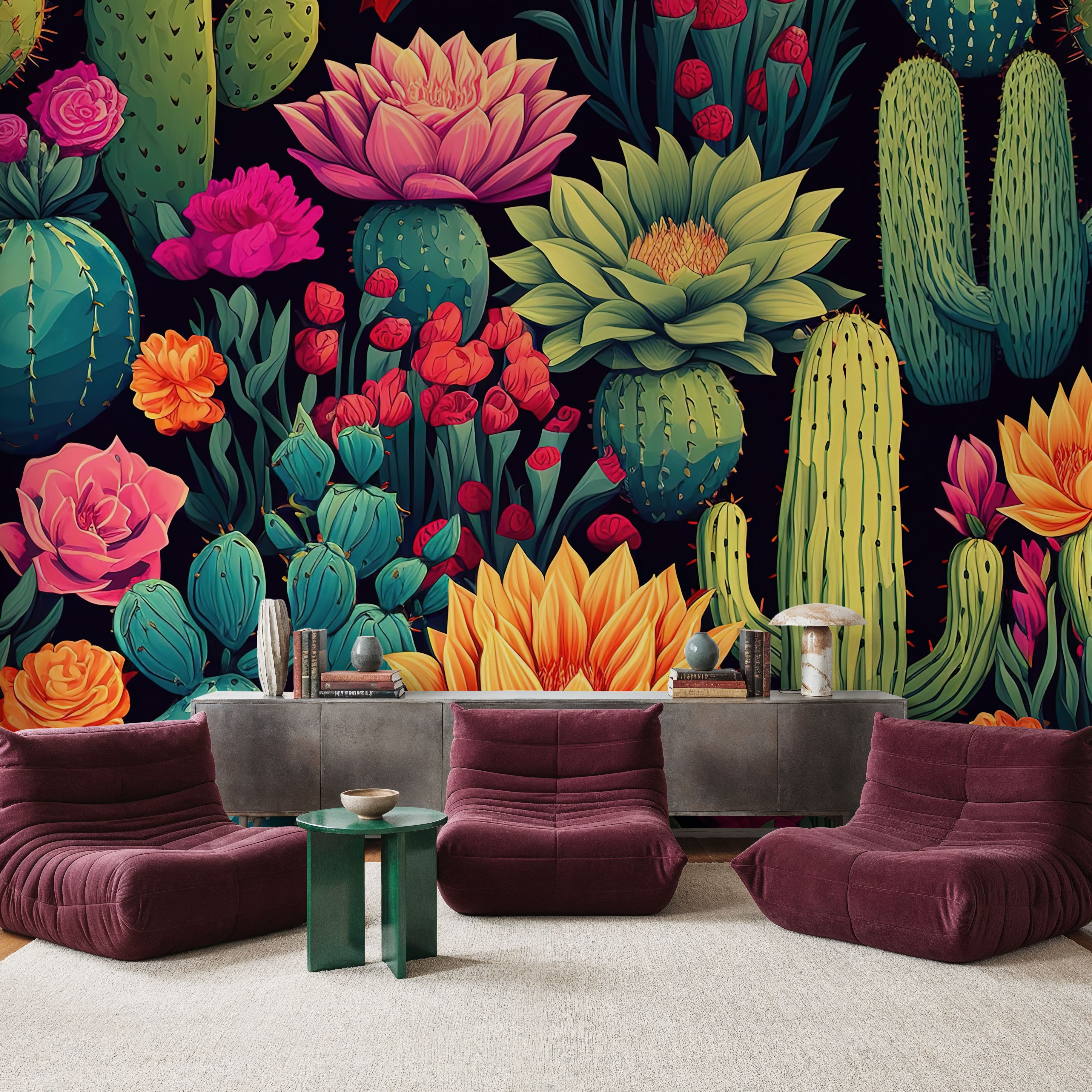 Cacti Carnival Black