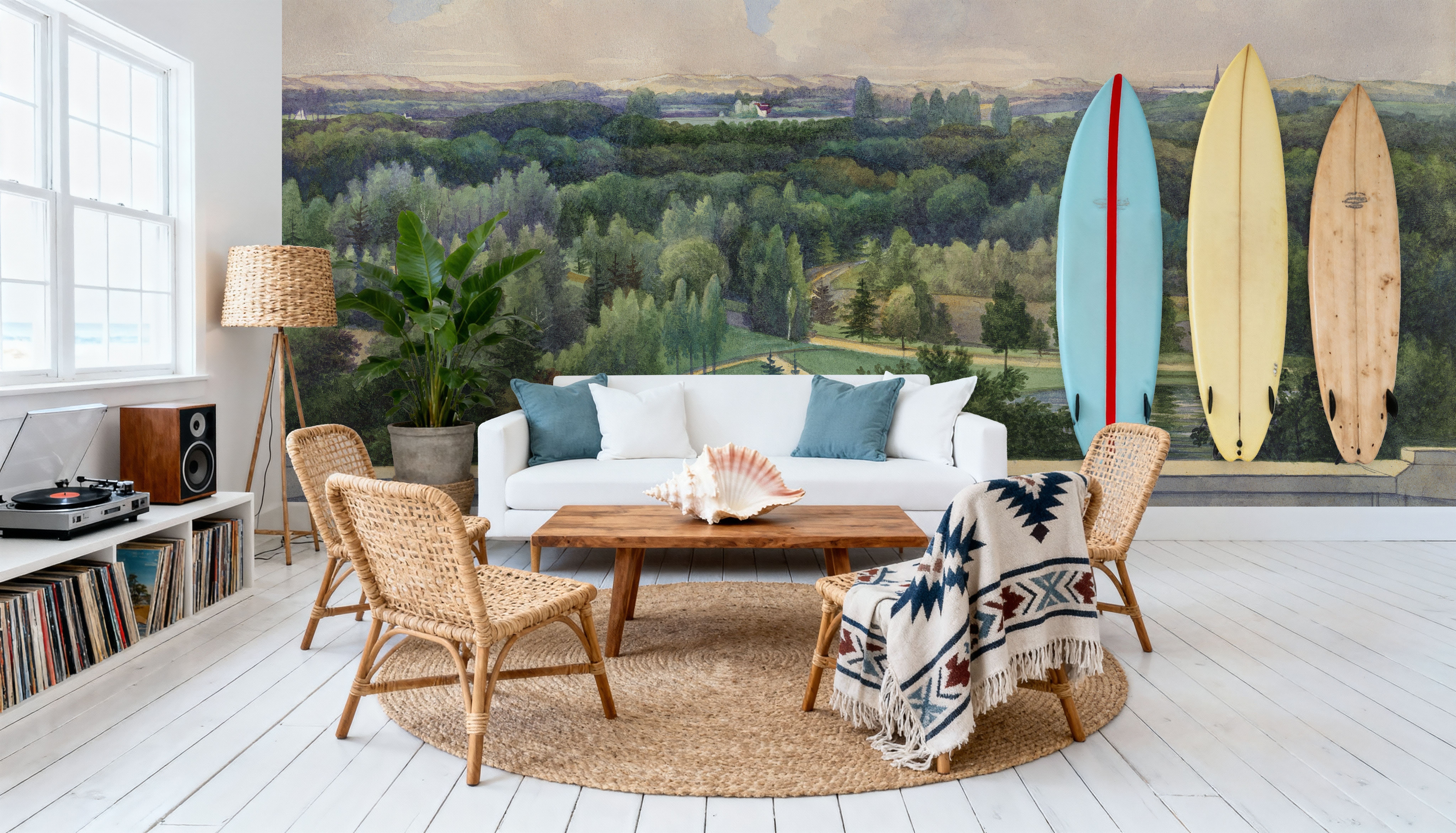 Park Views from a Balcony