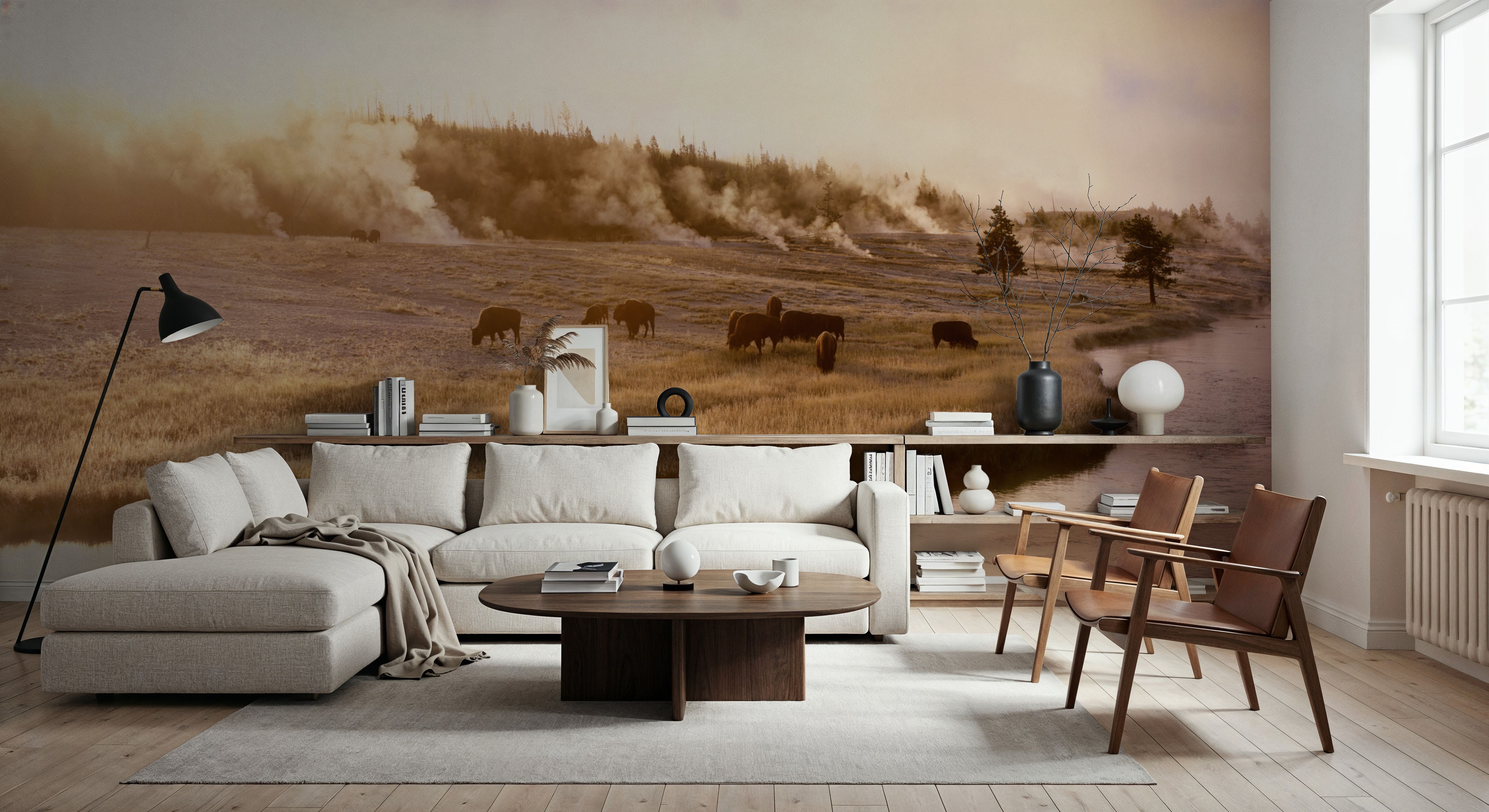 Bison Firehole River