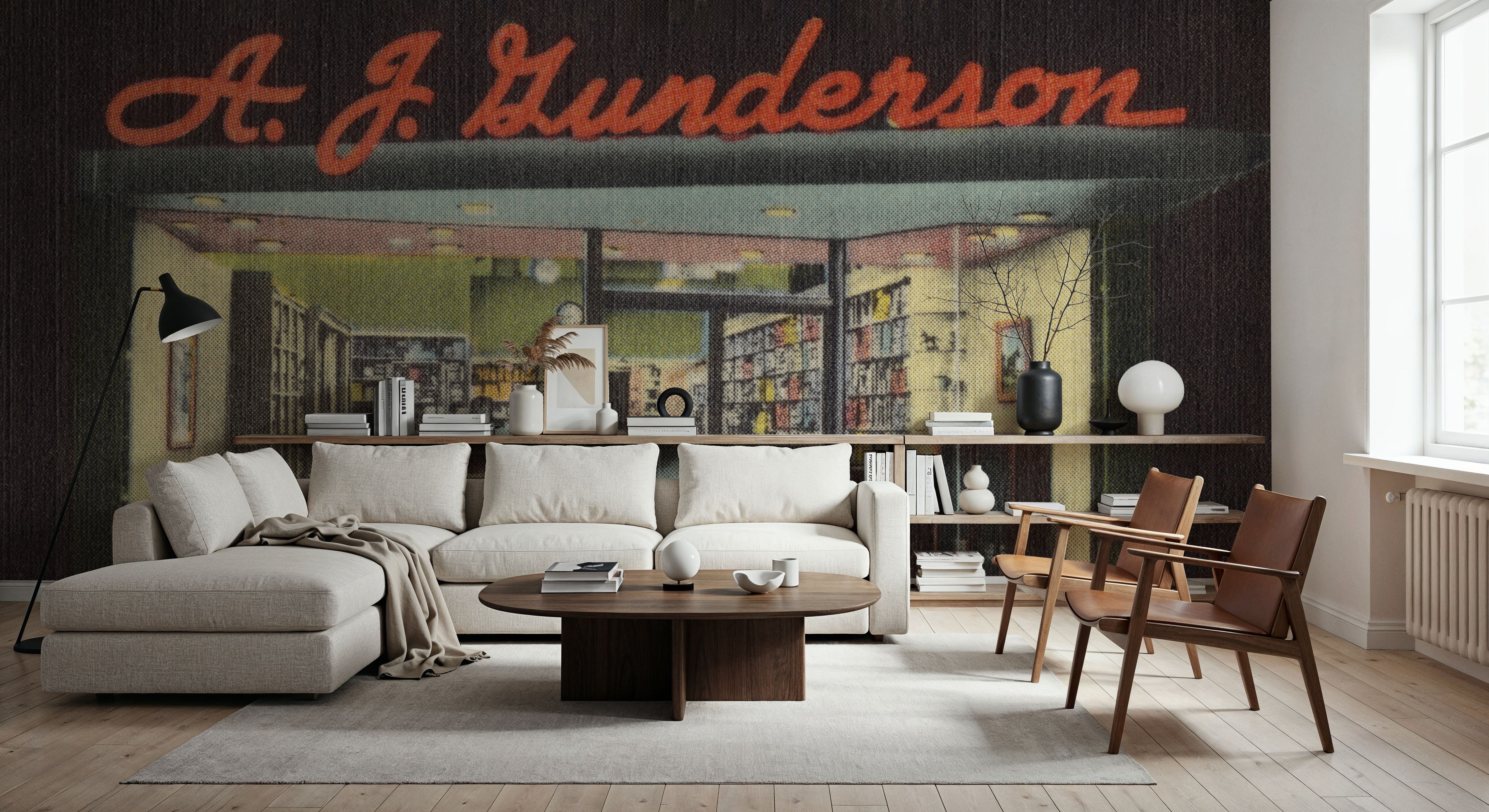 Greetings from my Shop - Screenprint Postcard, Wallpaper