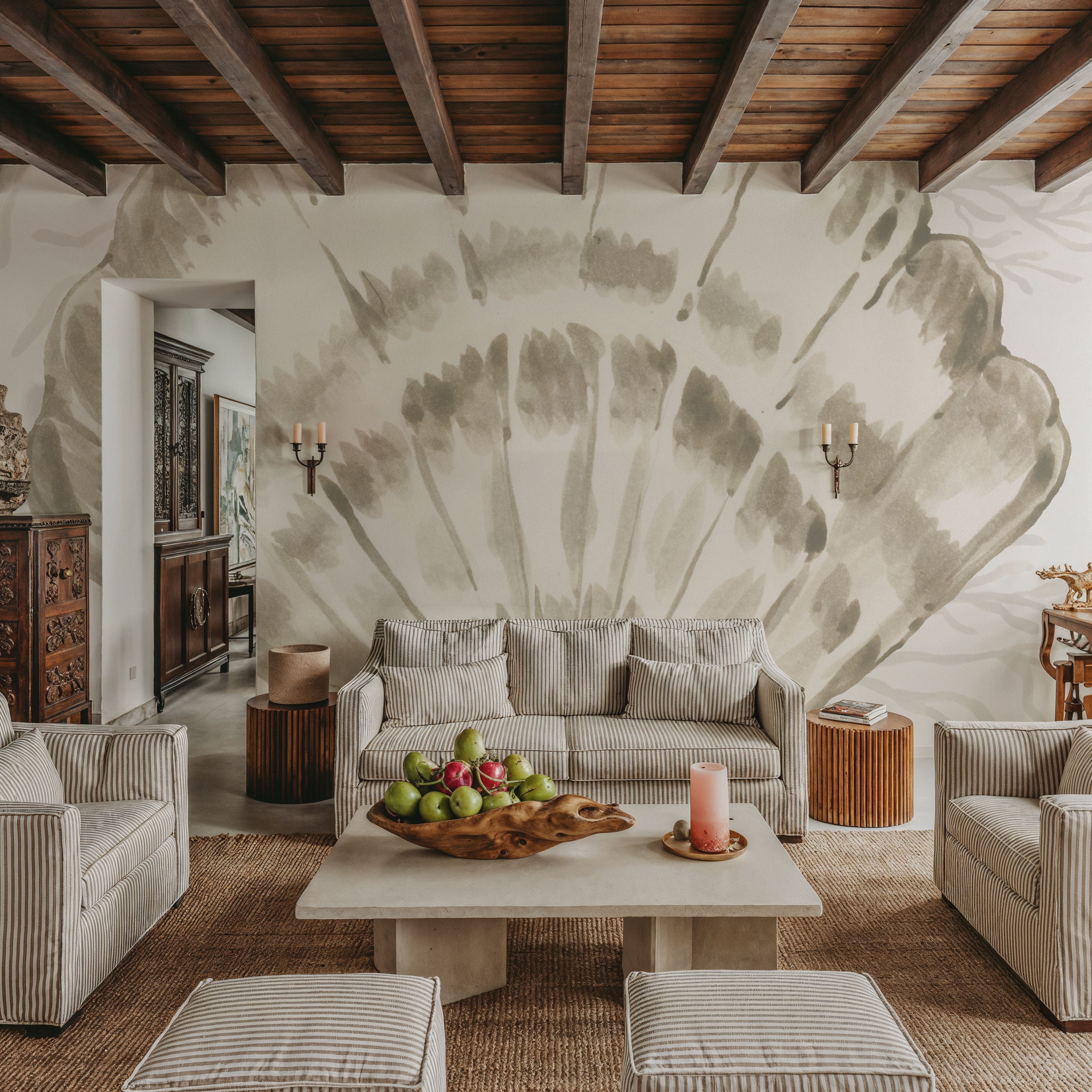 Wall Mural - Coastal Reef I - Maritime Animals mural wallpaper - Living room - Wallism US - Premium, Textured or Peel & Stick