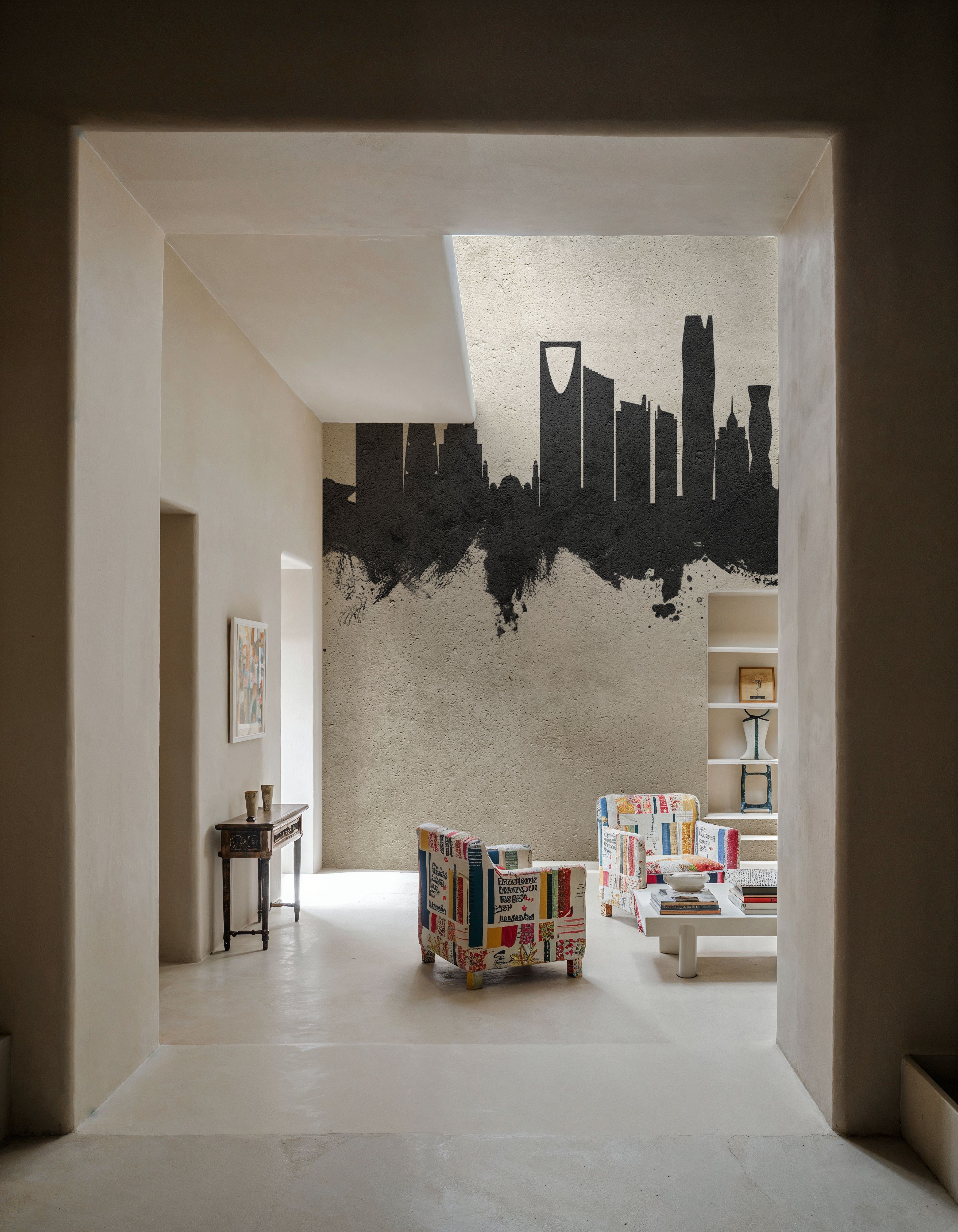 Riyadh Saudi Arabia Skyline Concrete