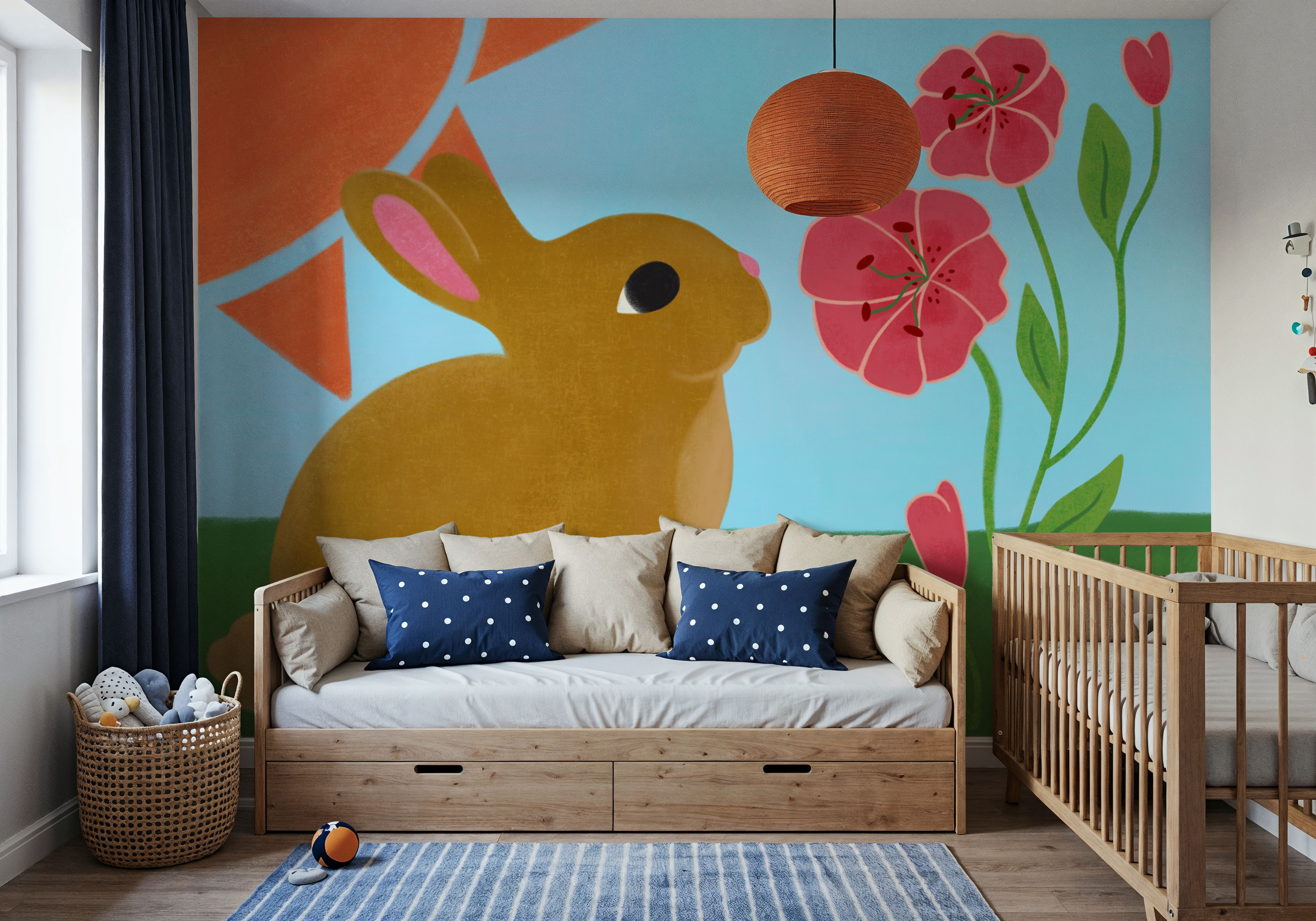Retro Spring Bunny