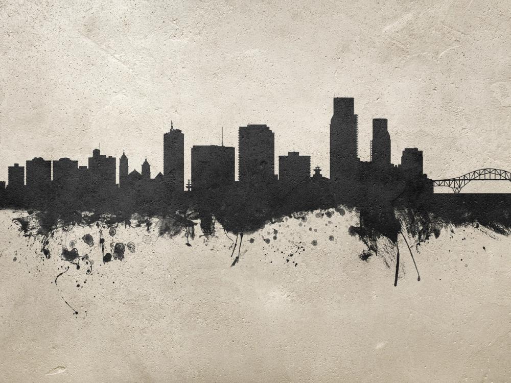 Corpus Christi Texas Skyline Concrete