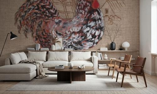 Toile Rooster I