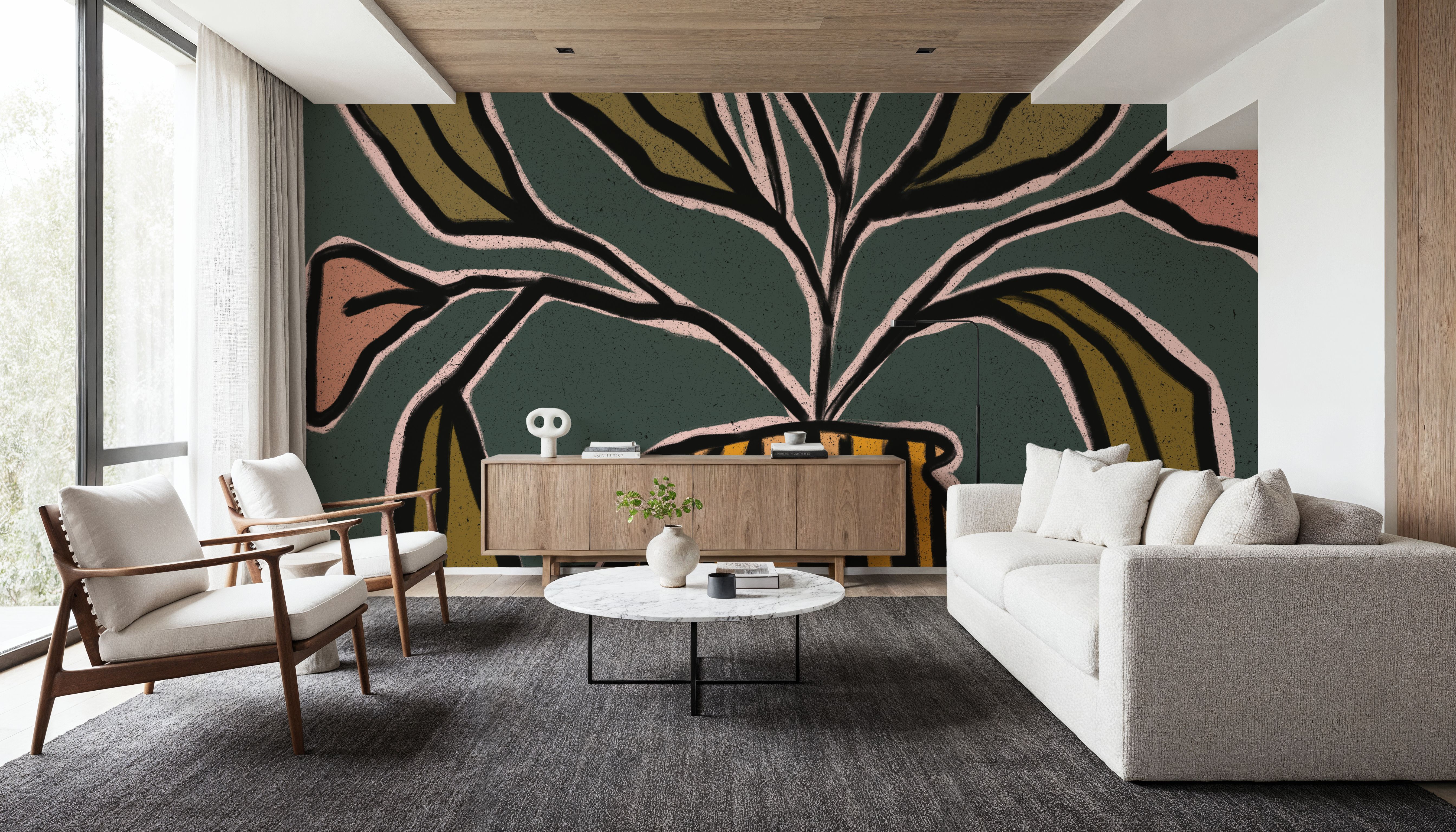 Checkerboard Floral I