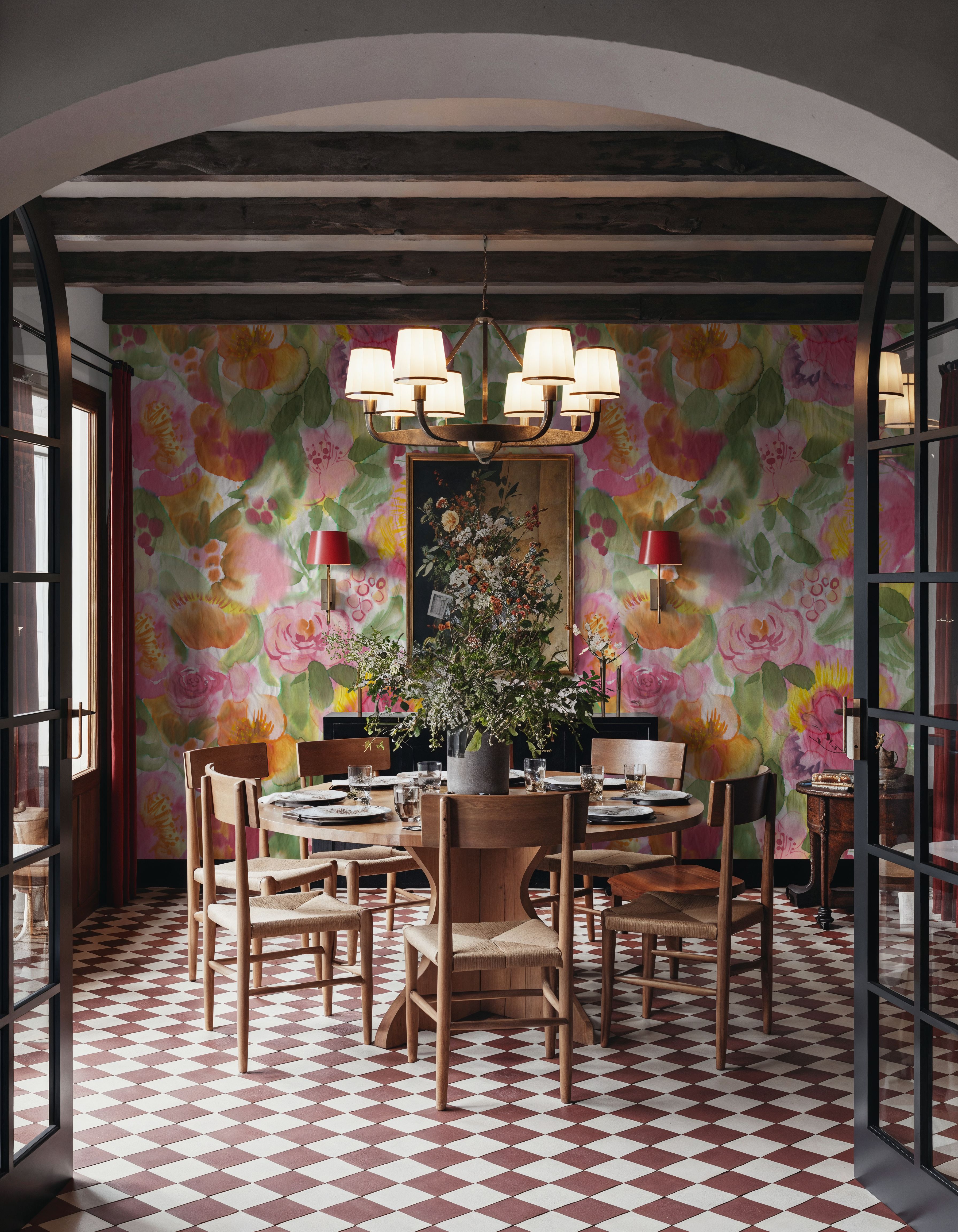 Colourful Watercolor Painted Floral