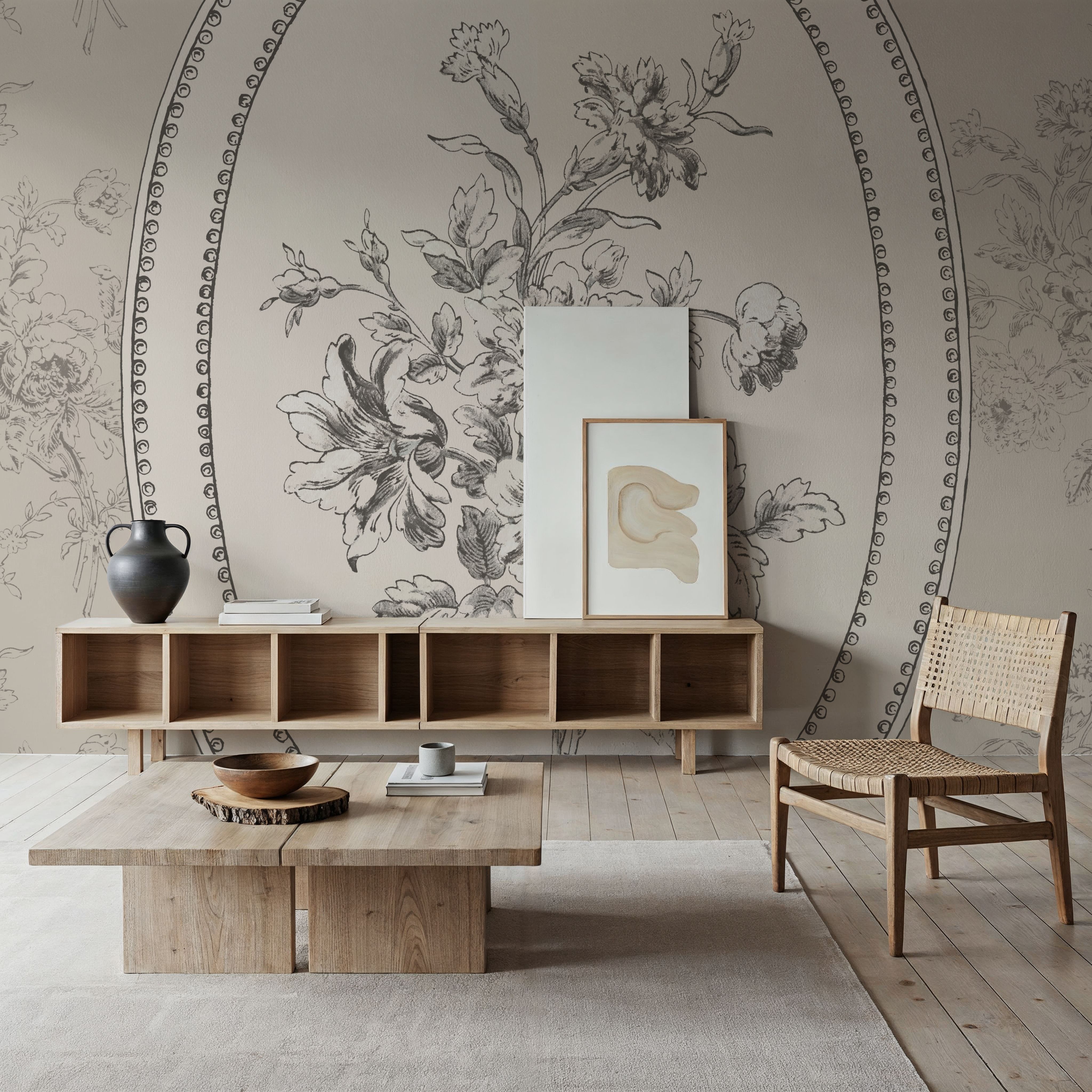 Cottage Roses III Vintage