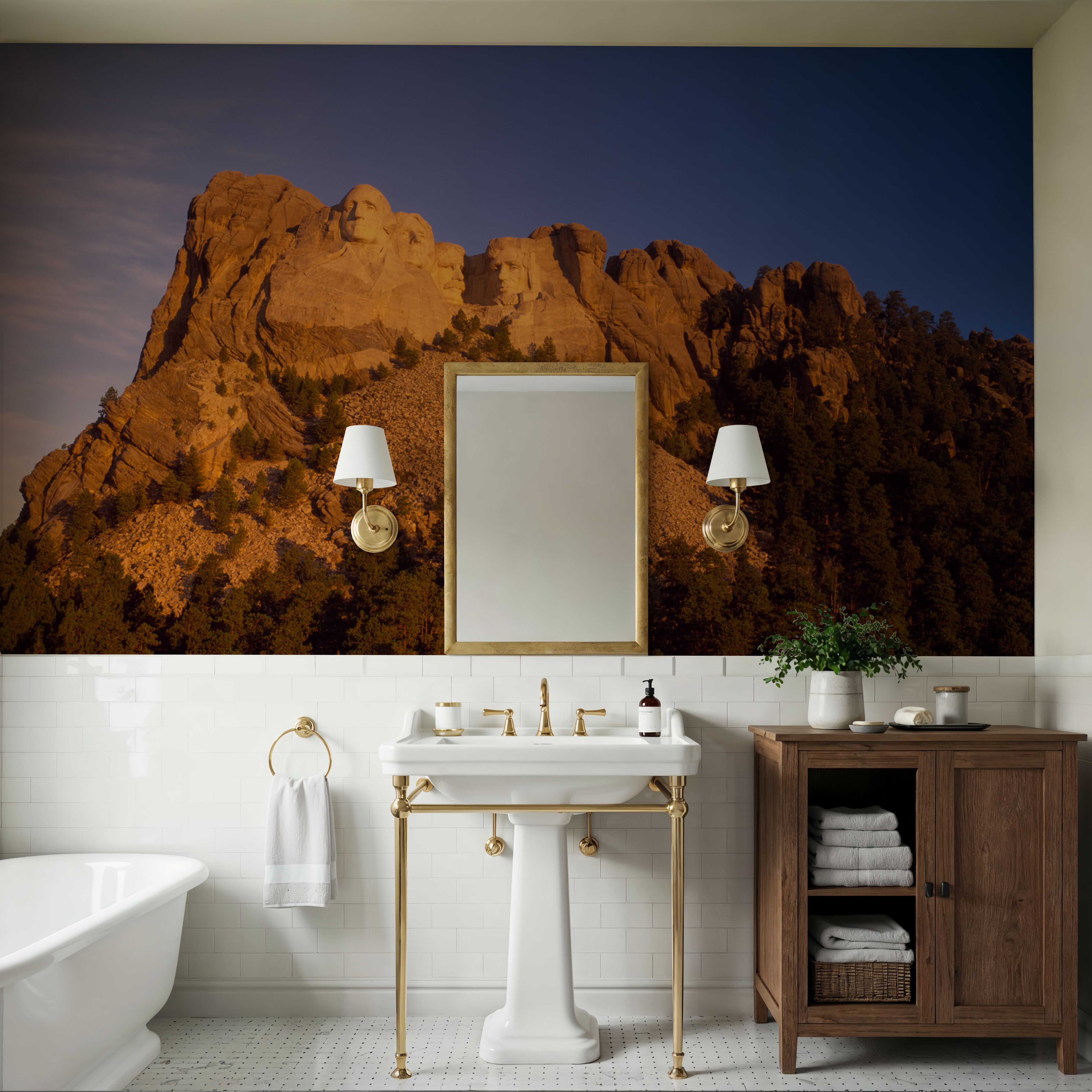 Low Angle Mount Rushmore