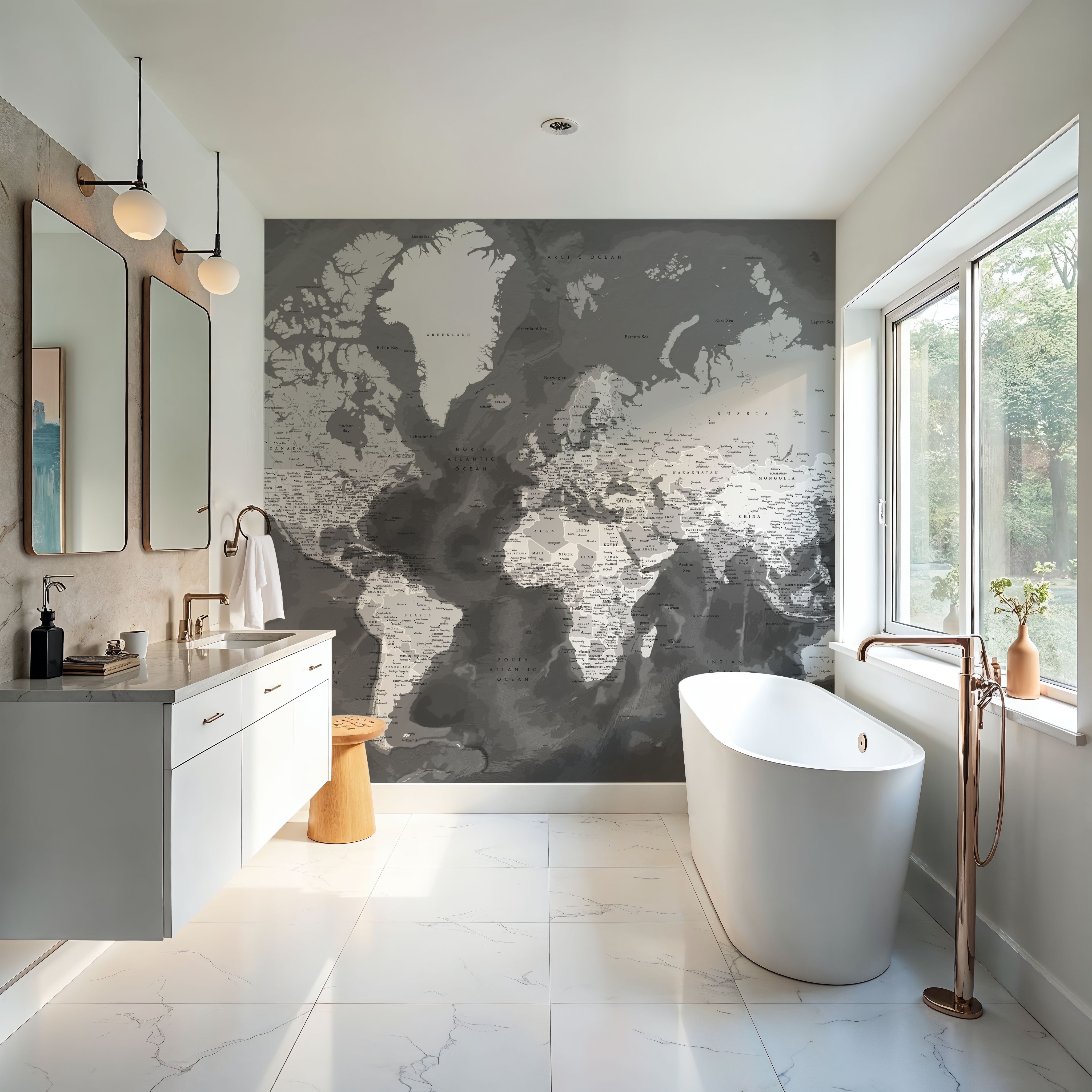 World Map Cities - Patwin