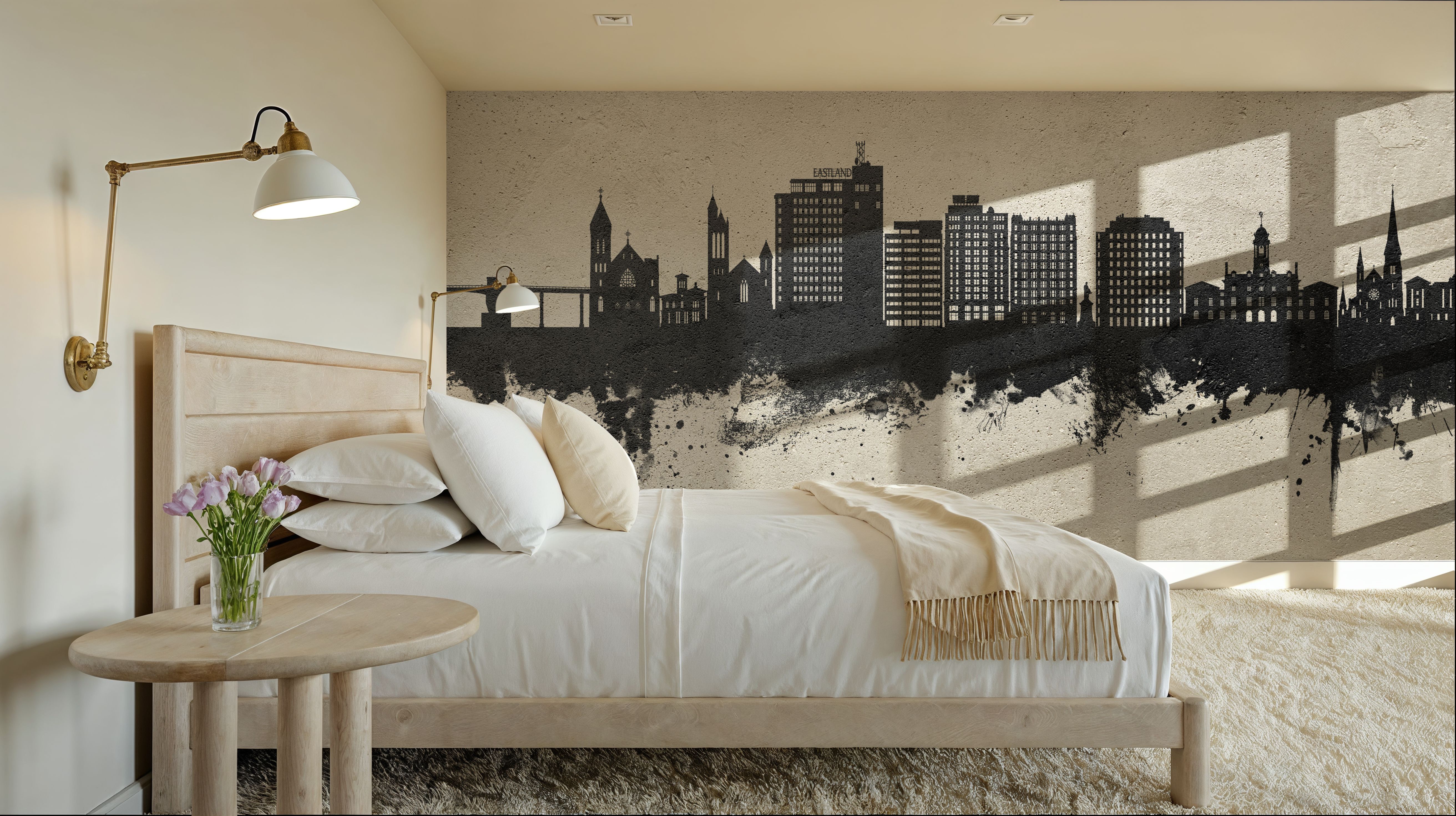 Portland Maine Skyline Concrete