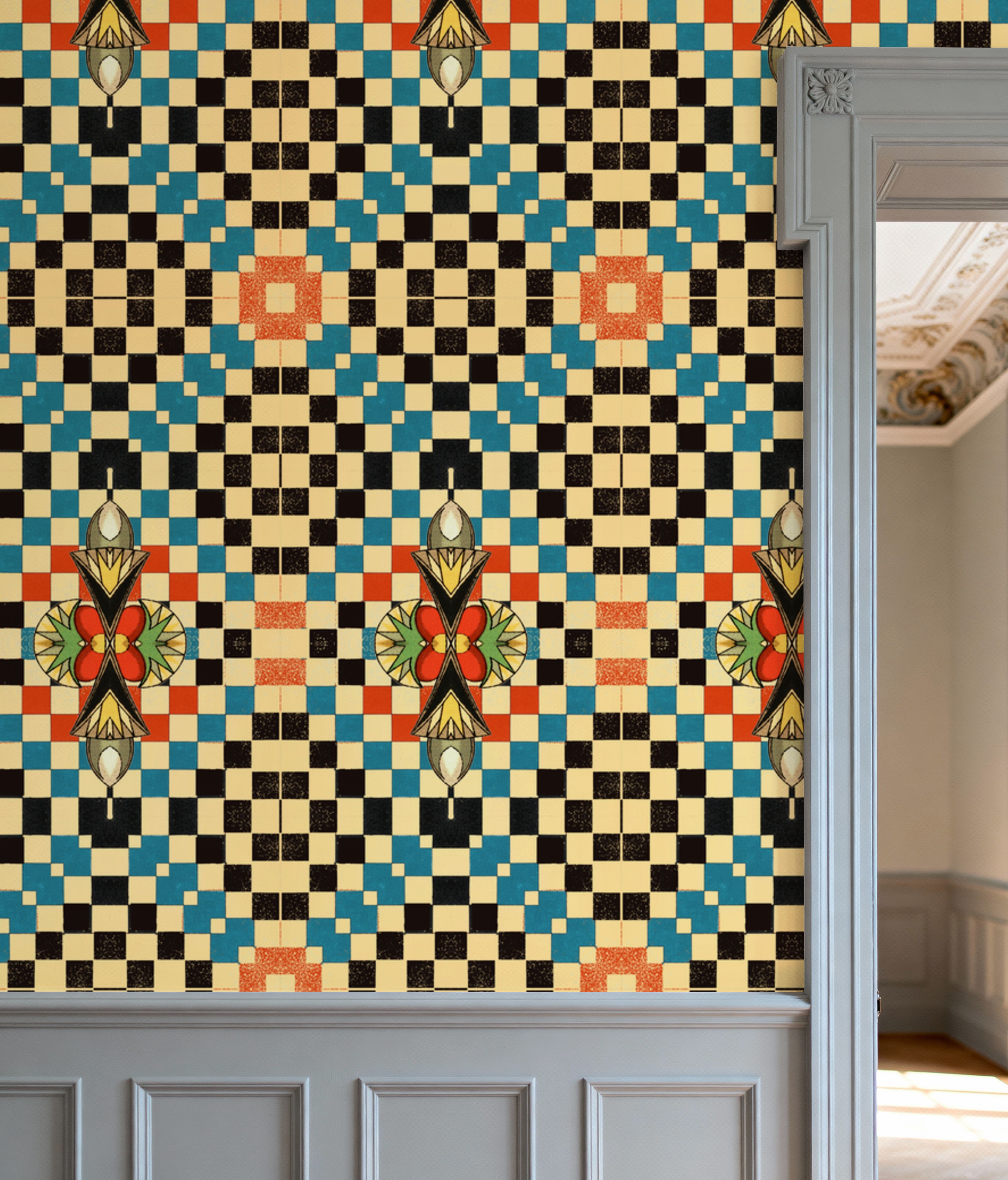 Ornamental Checkers no.III