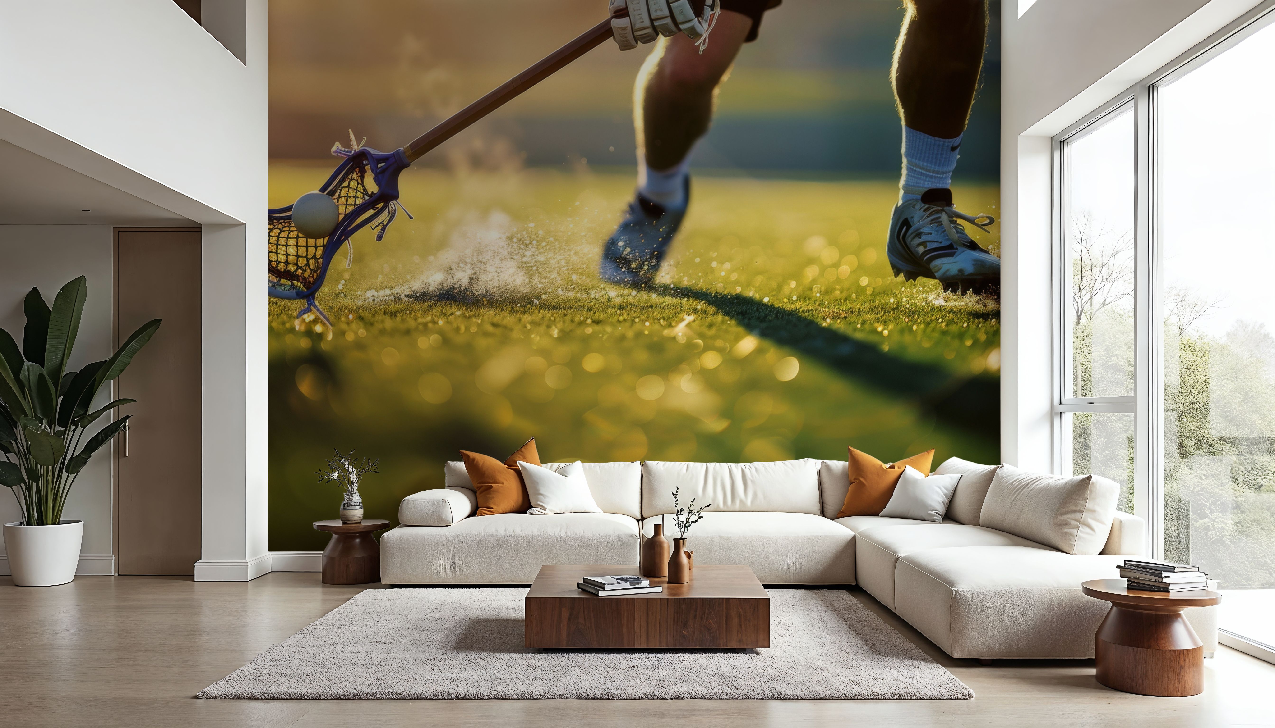 Lacrosse Action Fototapete | Online kaufen
