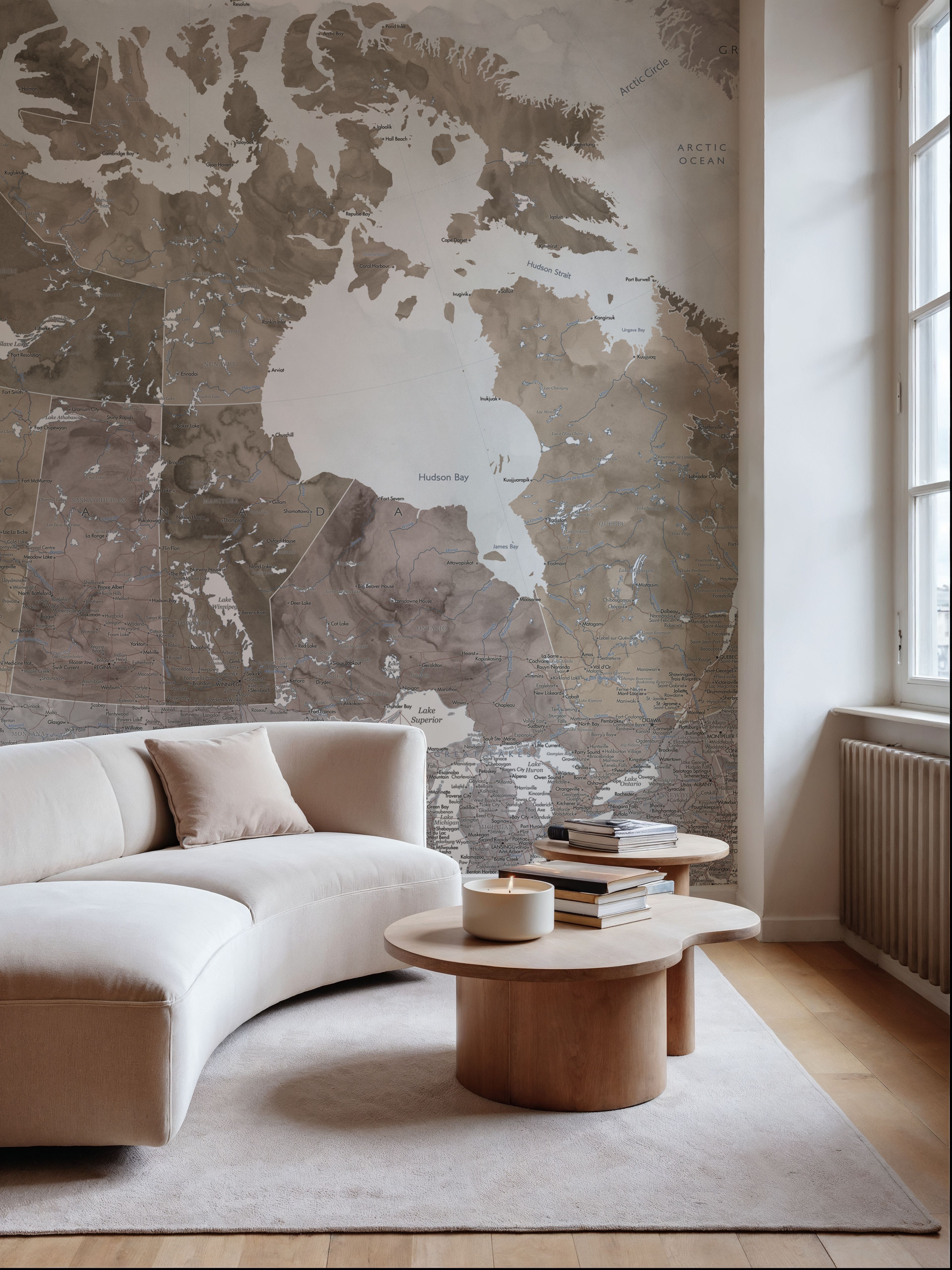 Canada Map Detailed - Abey