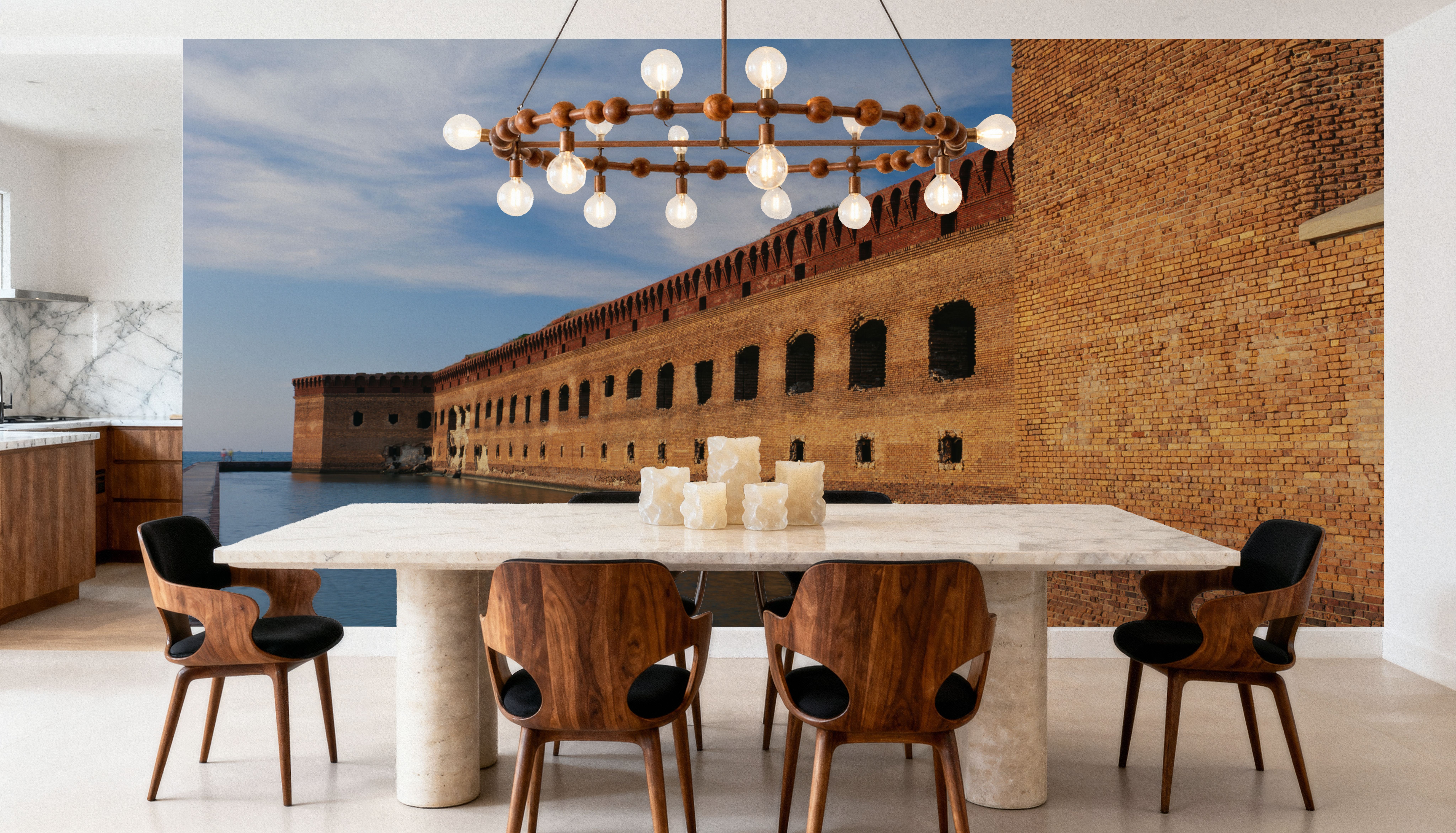 Water Fort, Wallpaper