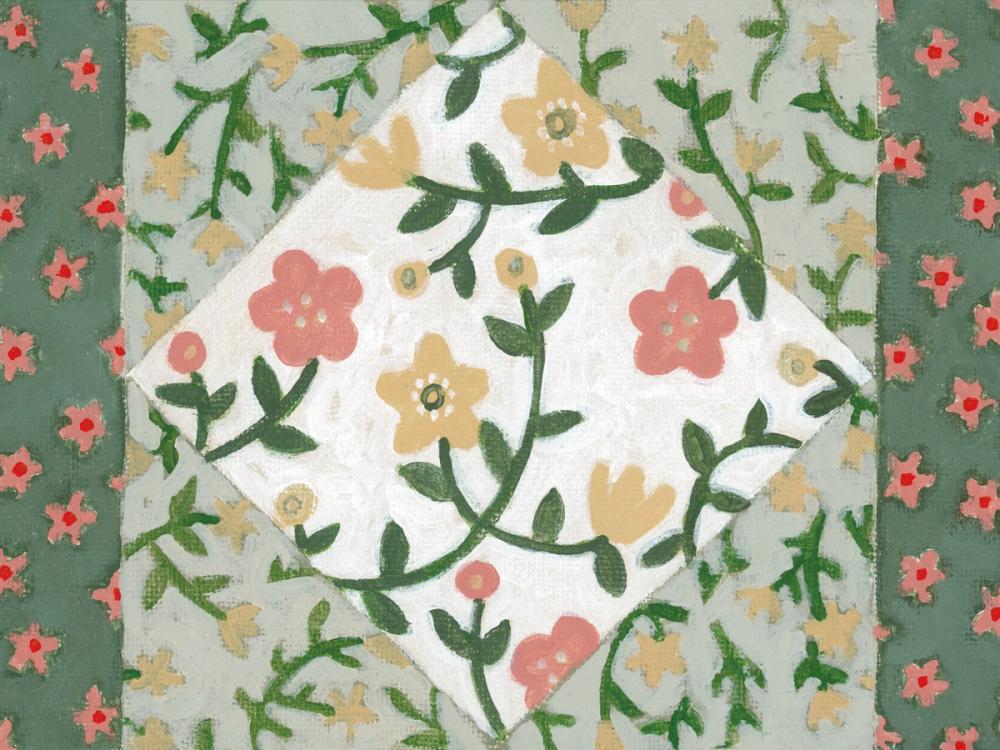 Quilted Floral I