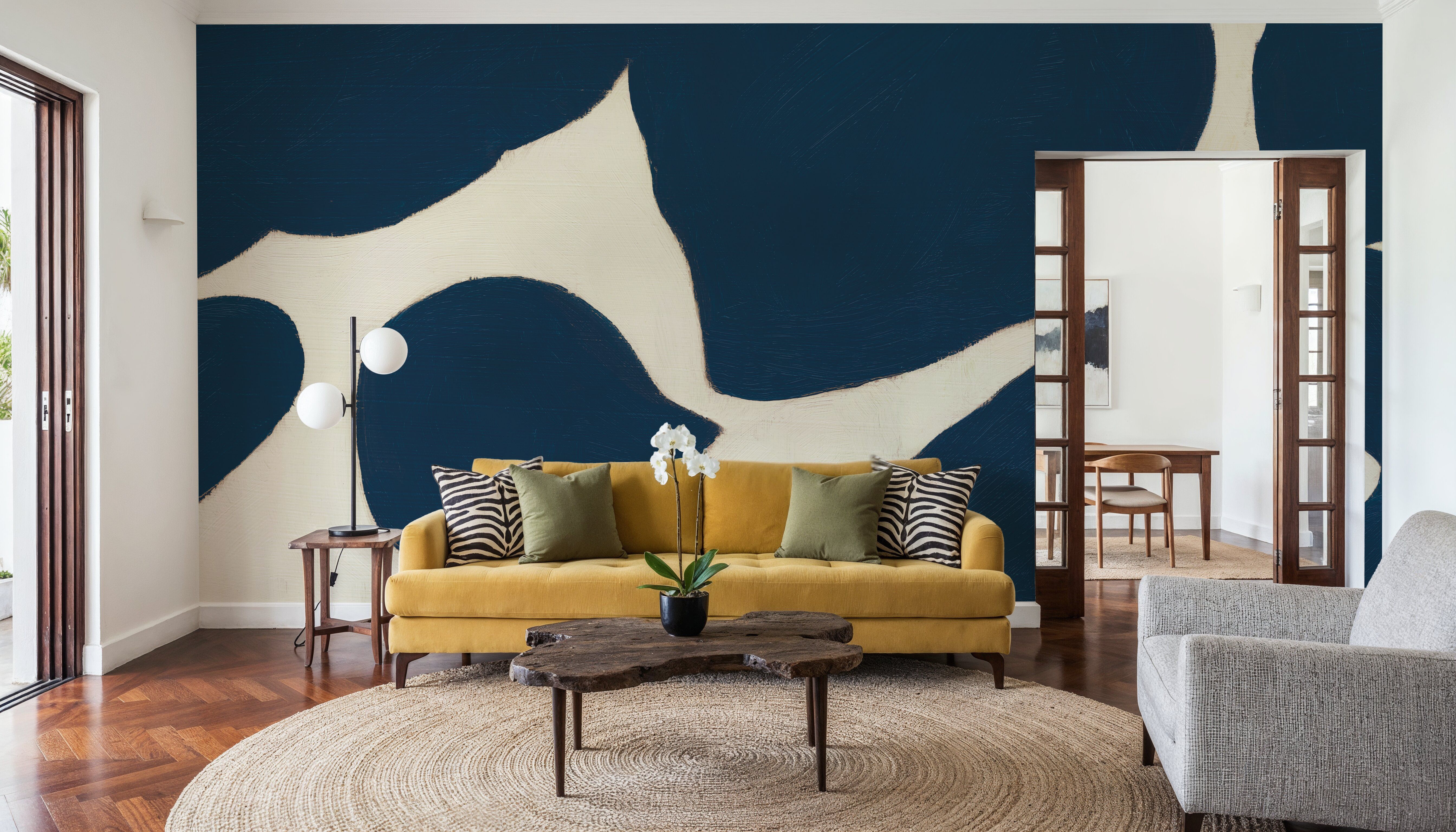 Playful Blue II, Tapeten