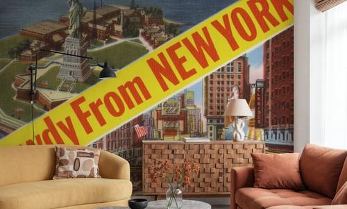 Howdy From New York - Screenprint Postcard