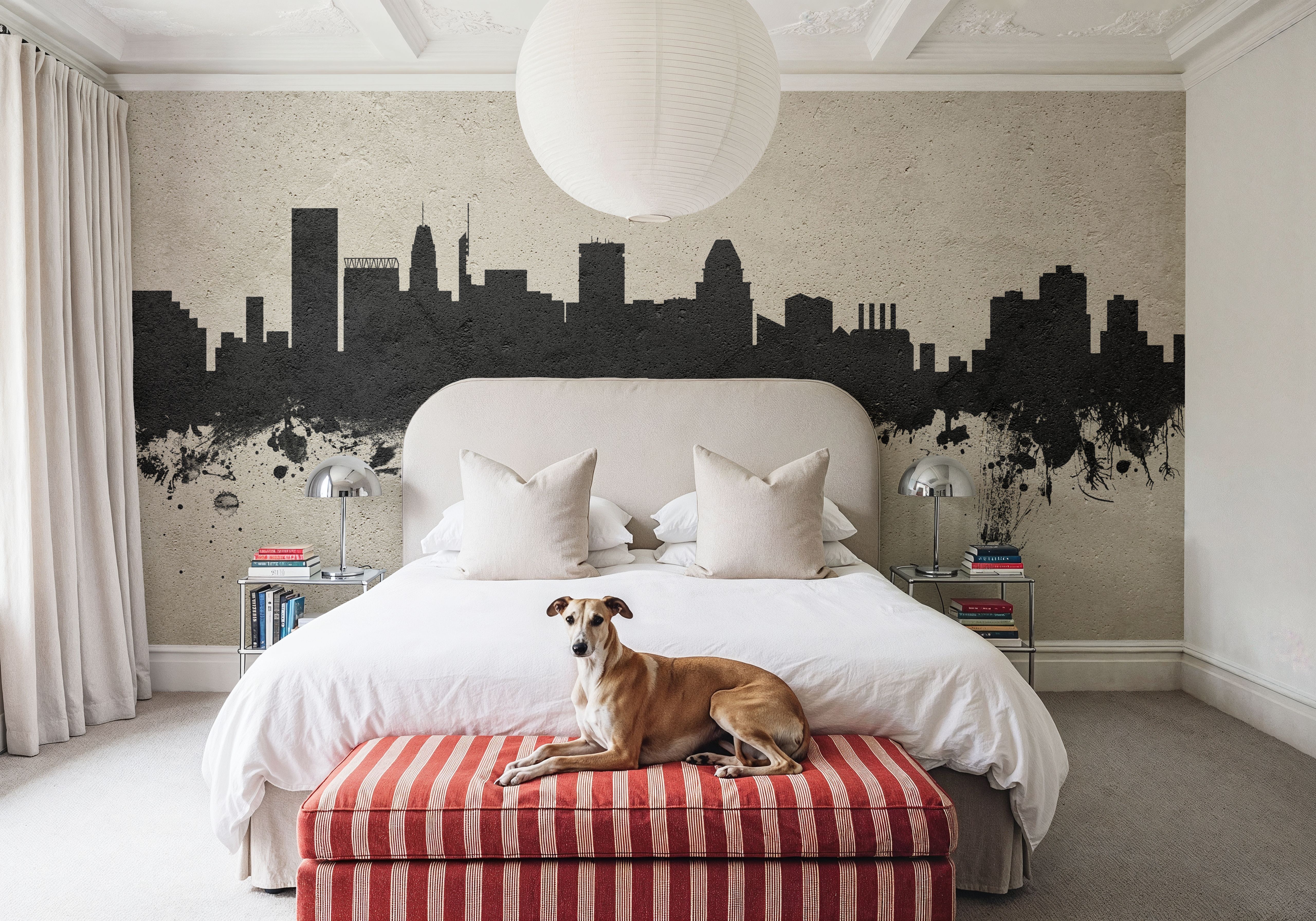 Baltimore Skyline Concrete, Tapeten