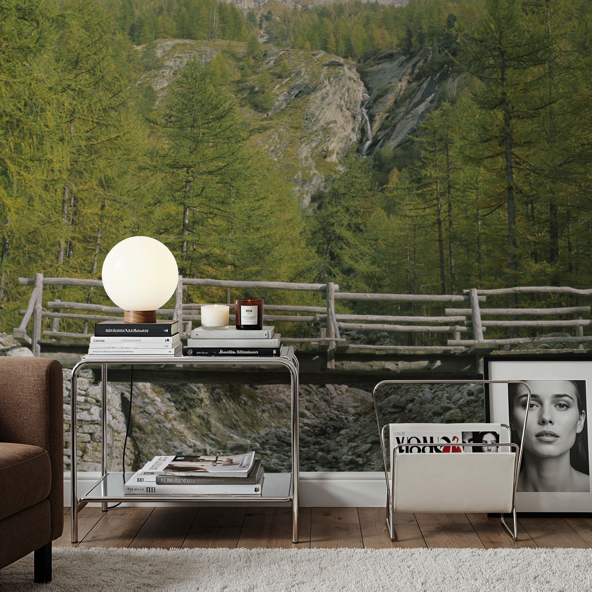 Mountain Bridge Crossing