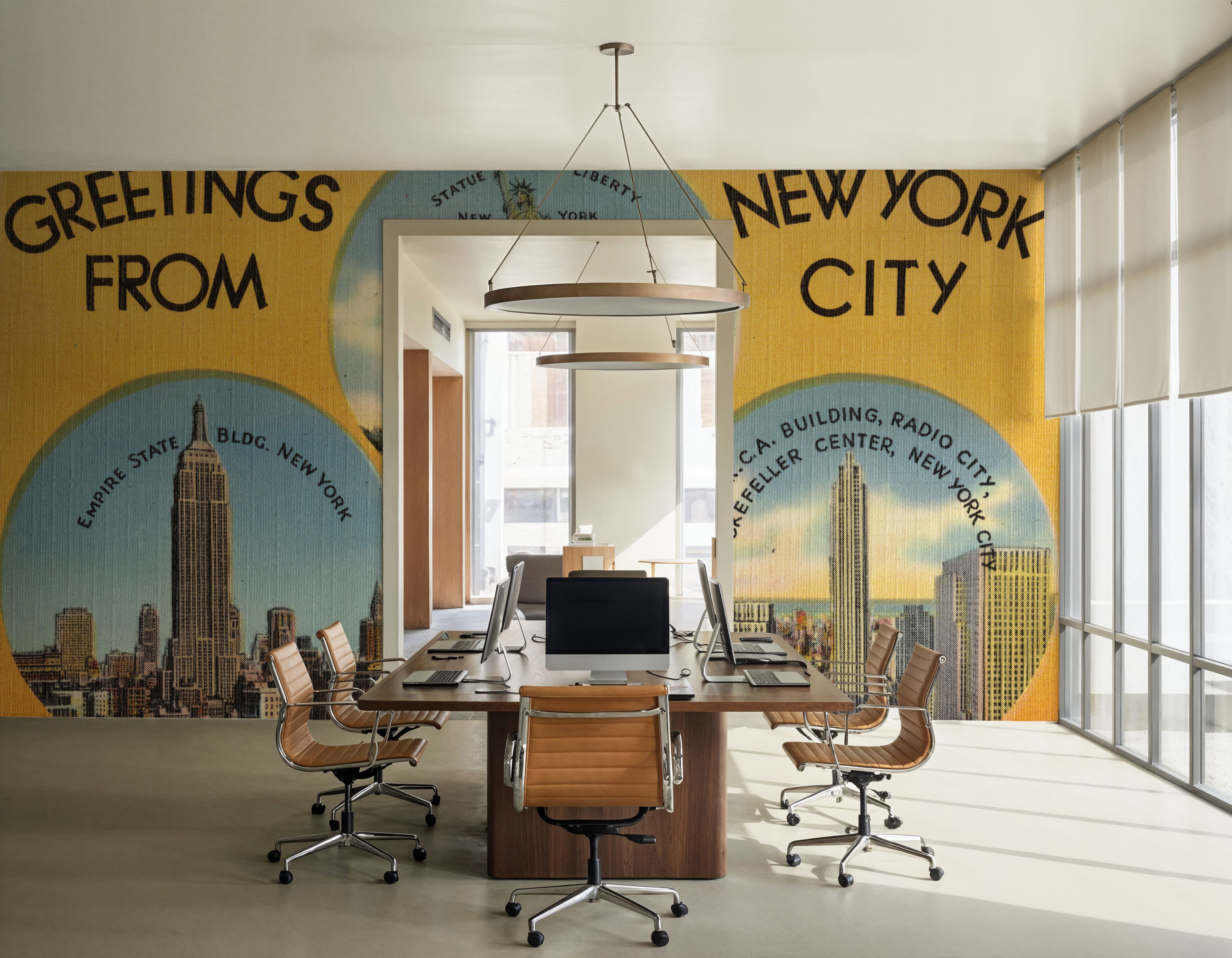 Greetings from New York City - Screenprint Postcard