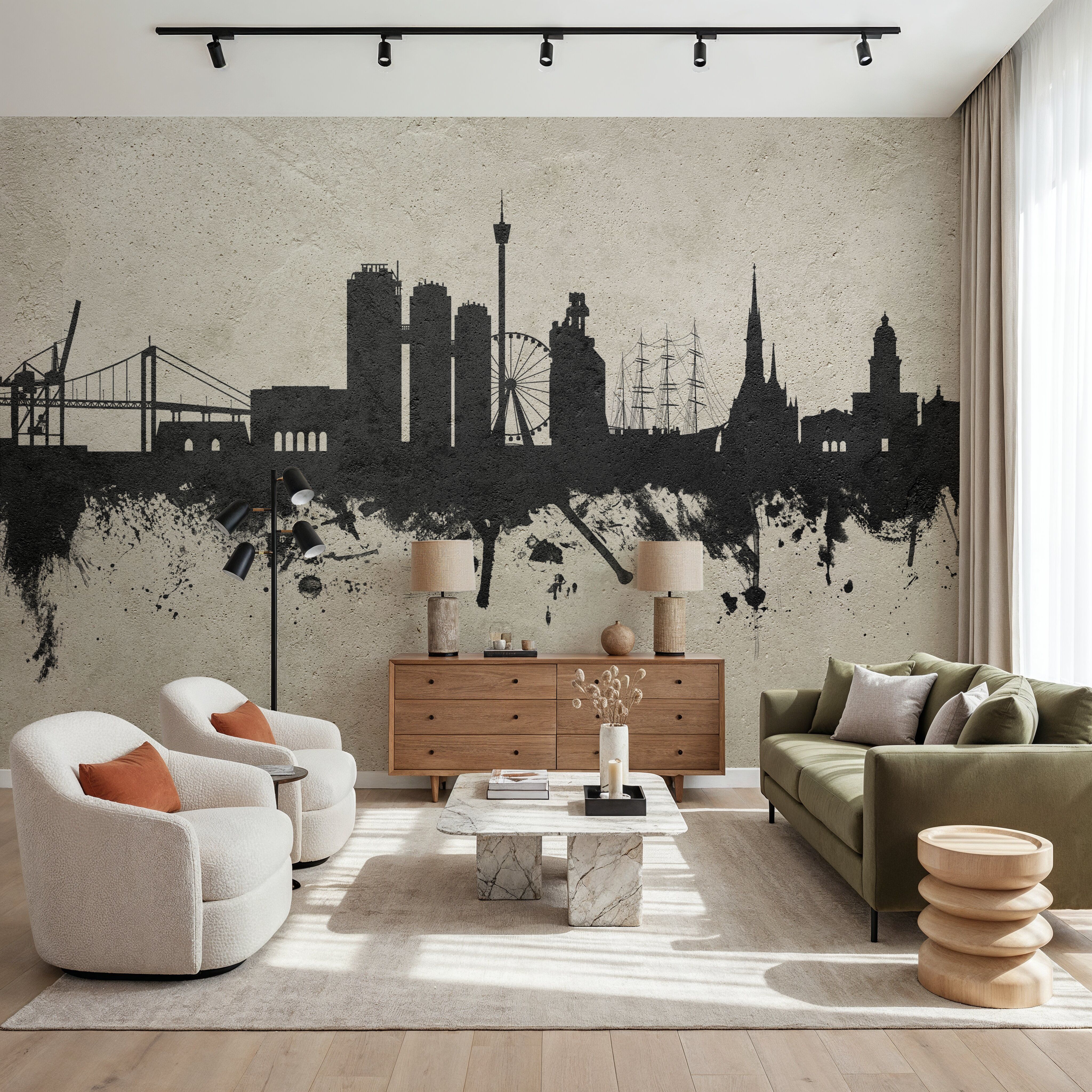 Gothenburg Skyline Concrete