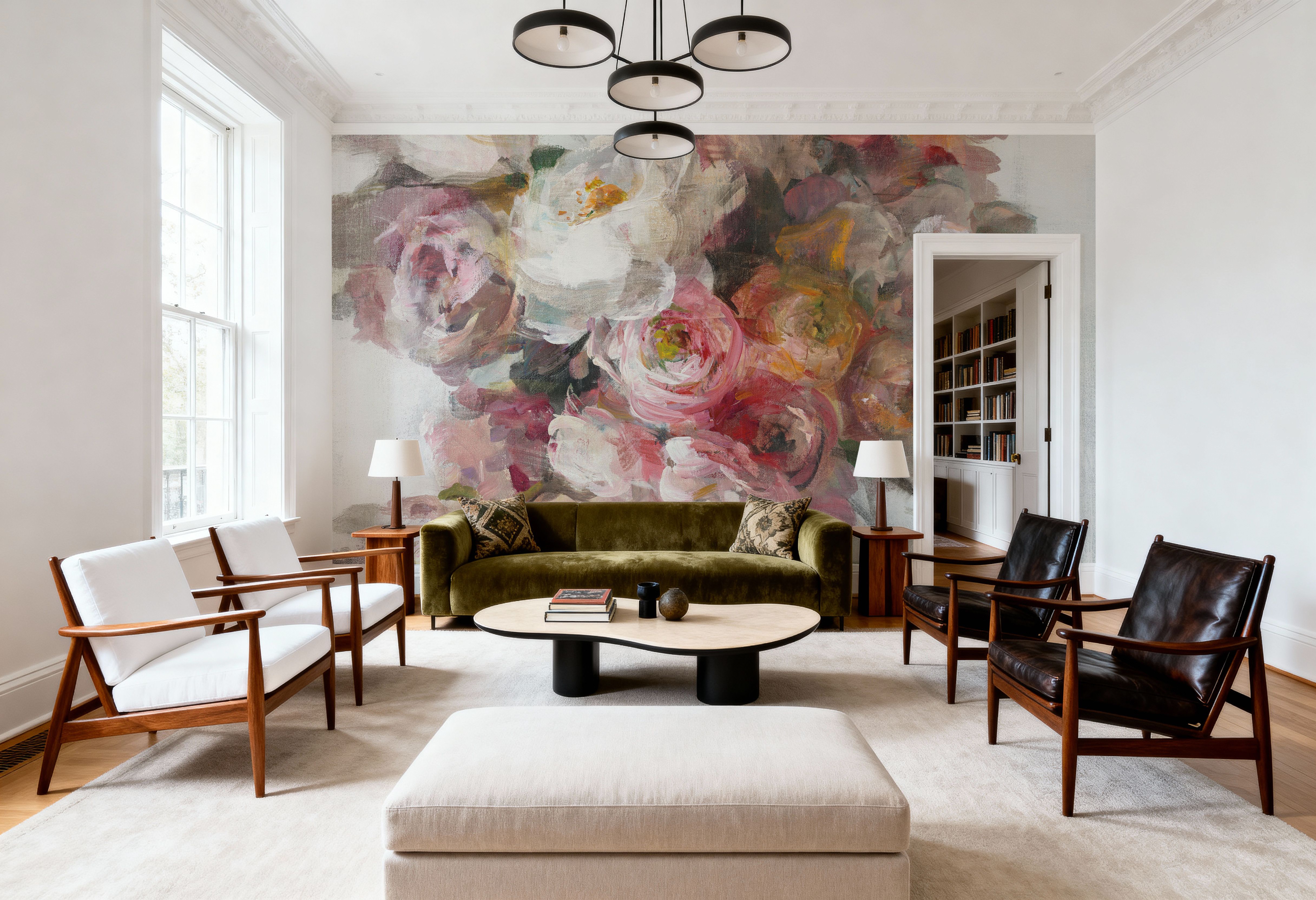 Blush Bouquet on White