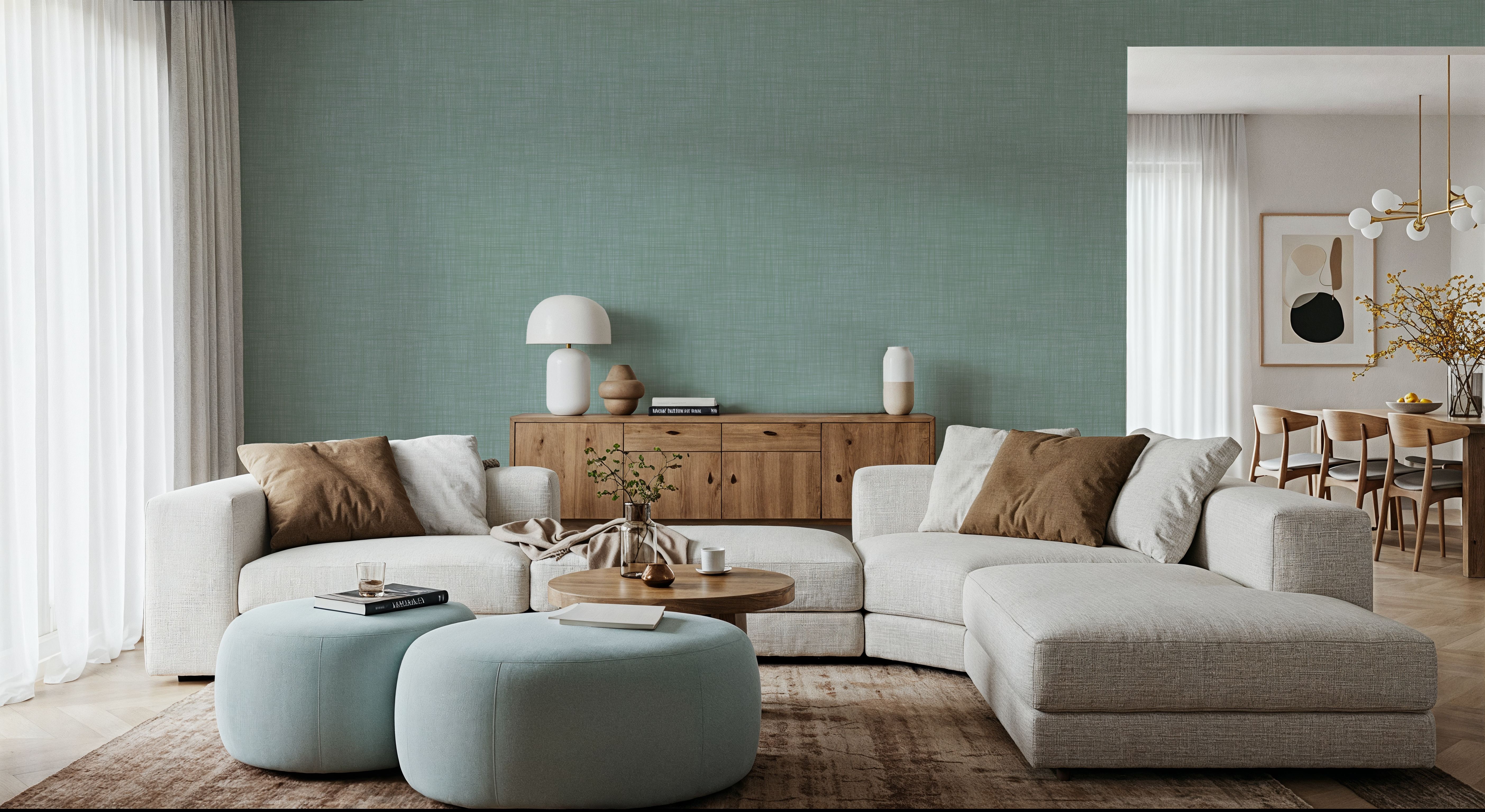 Mottled Linen Effect, Robin's Egg
