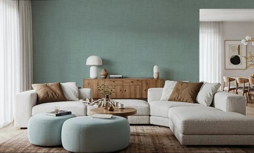 Mottled Linen Effect, Robin's Egg