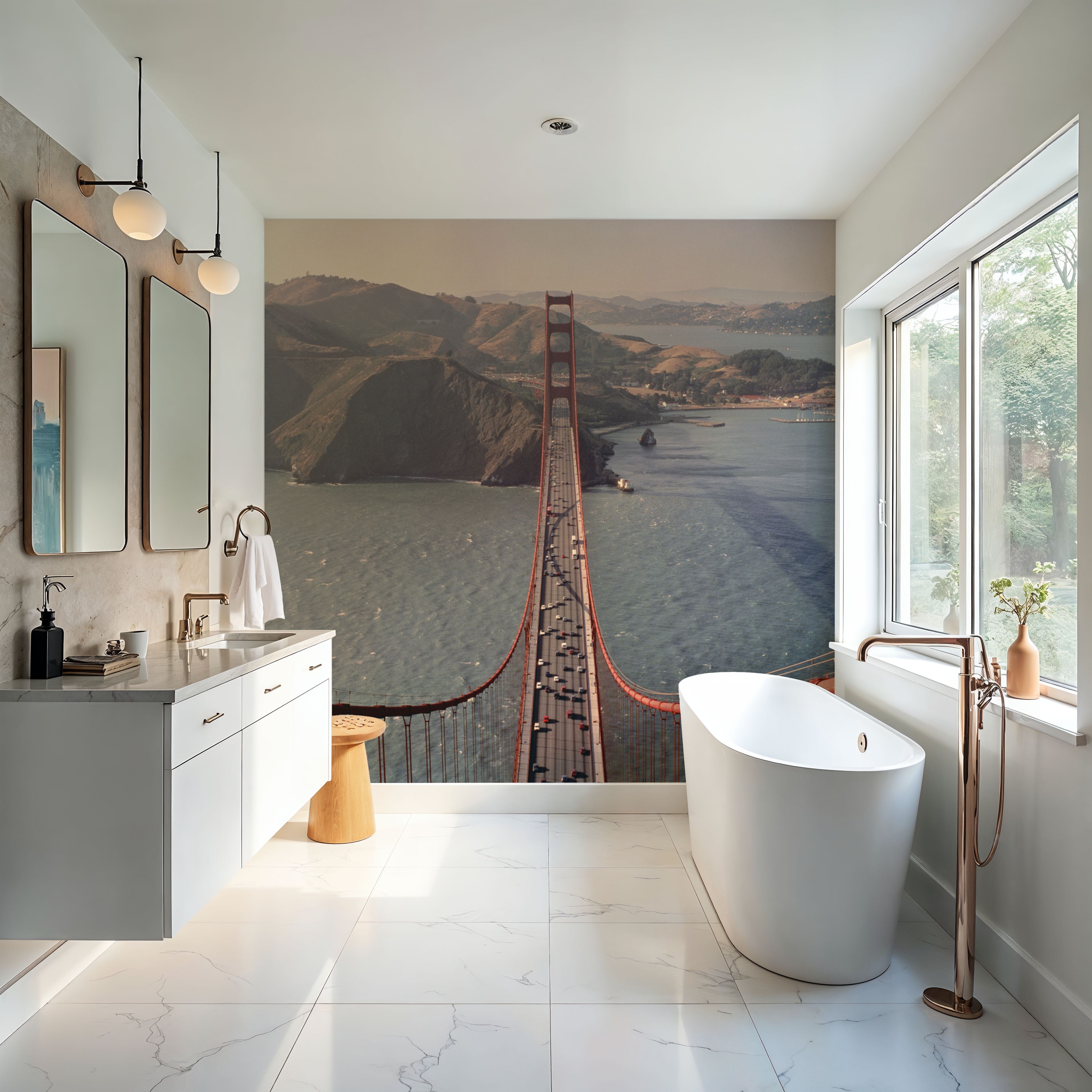 Golden Gate From Above