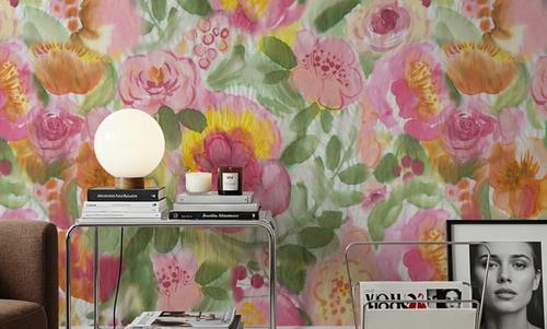 Colourful Watercolor Painted Floral