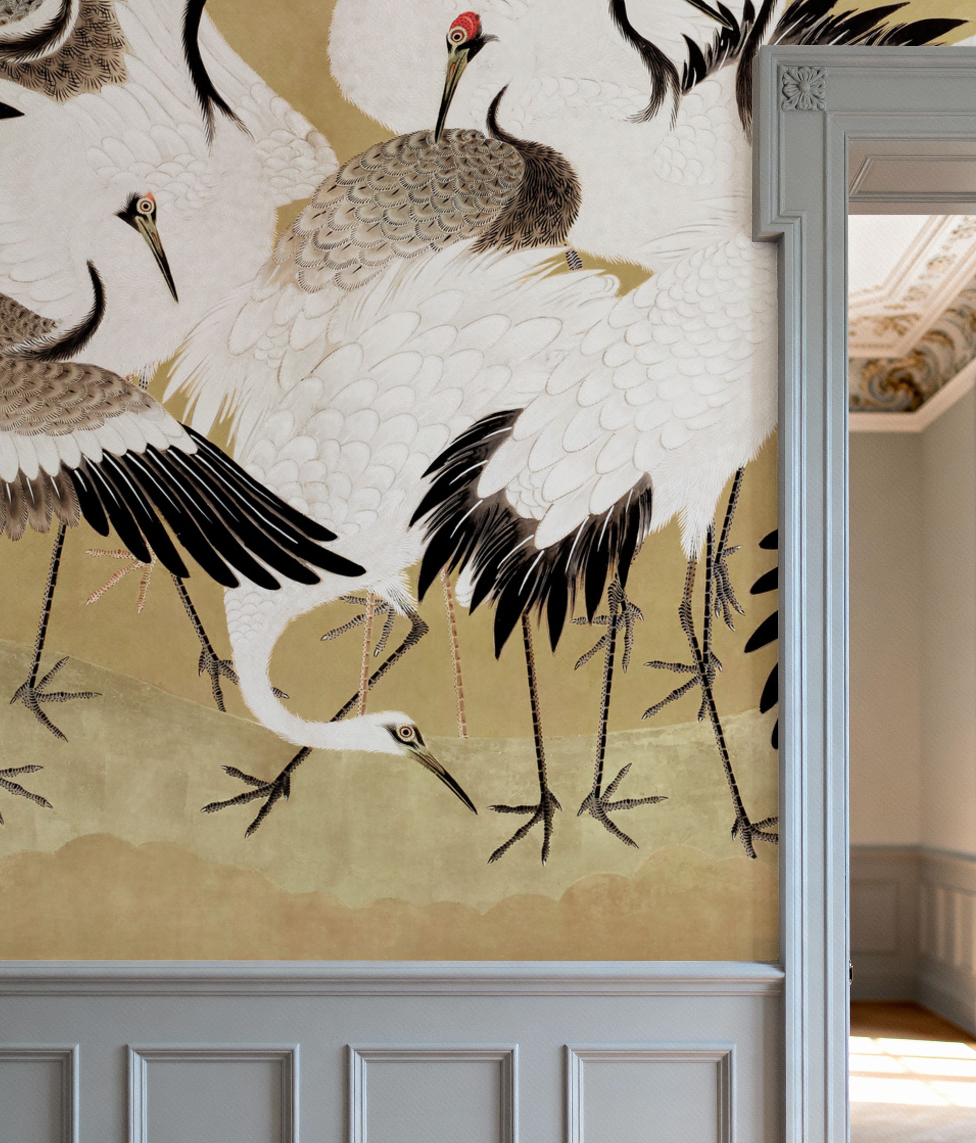 Japanese Flock of Cranes, Butter