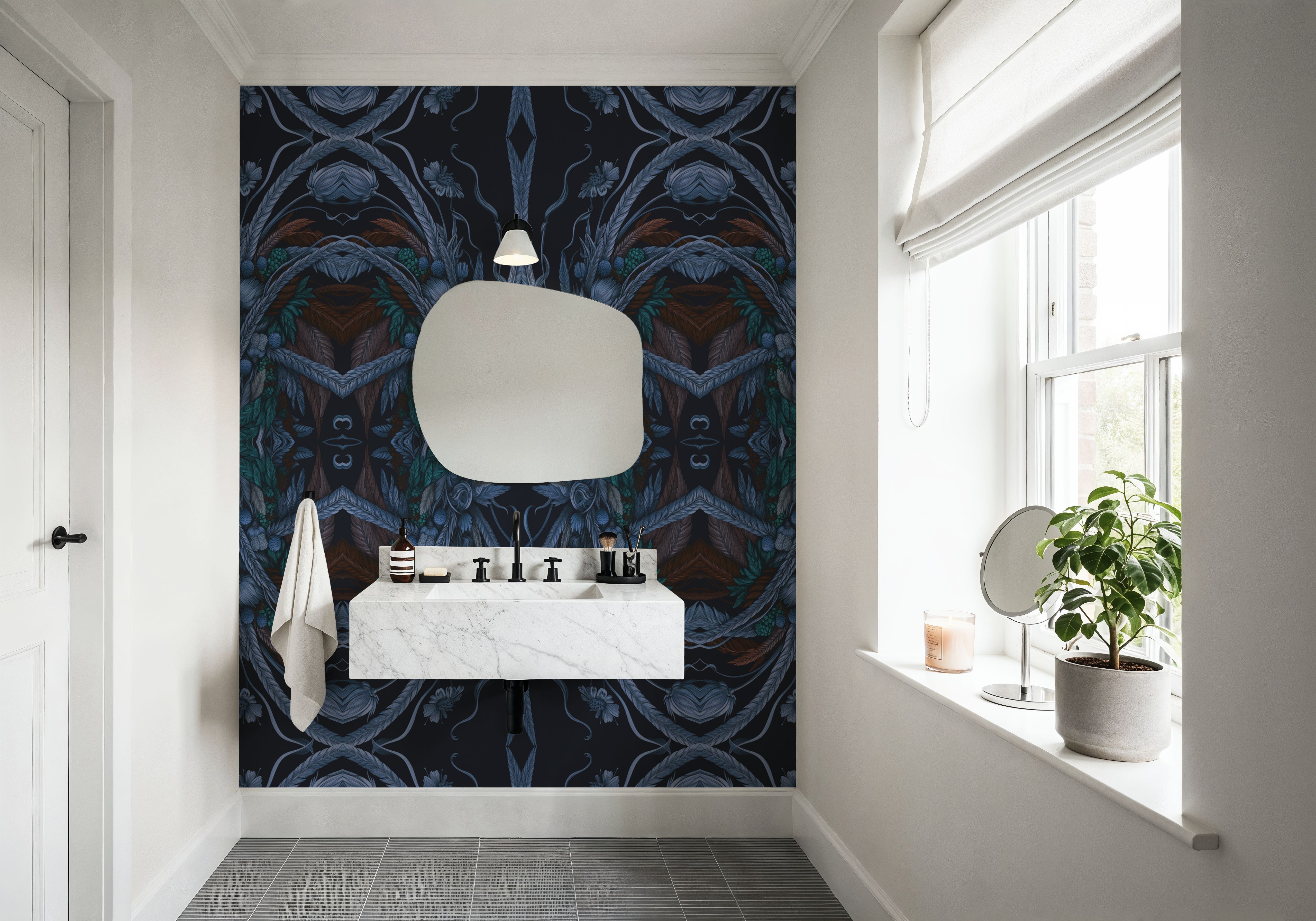 Queensgate Blue Green, Wallpaper