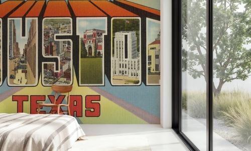 Greetings from Houston - Screenprint Postcard