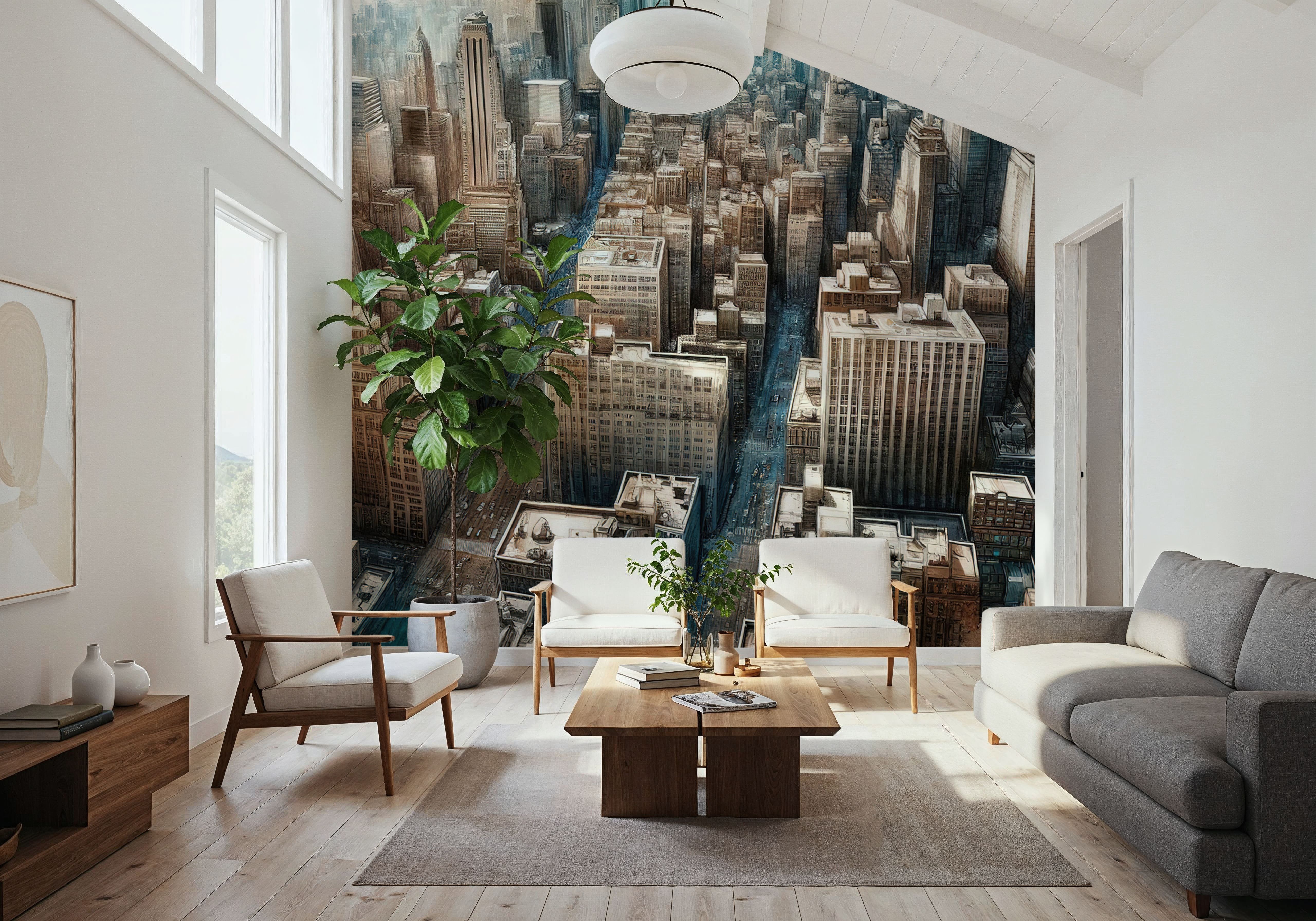 Watercolor Urban Symphony