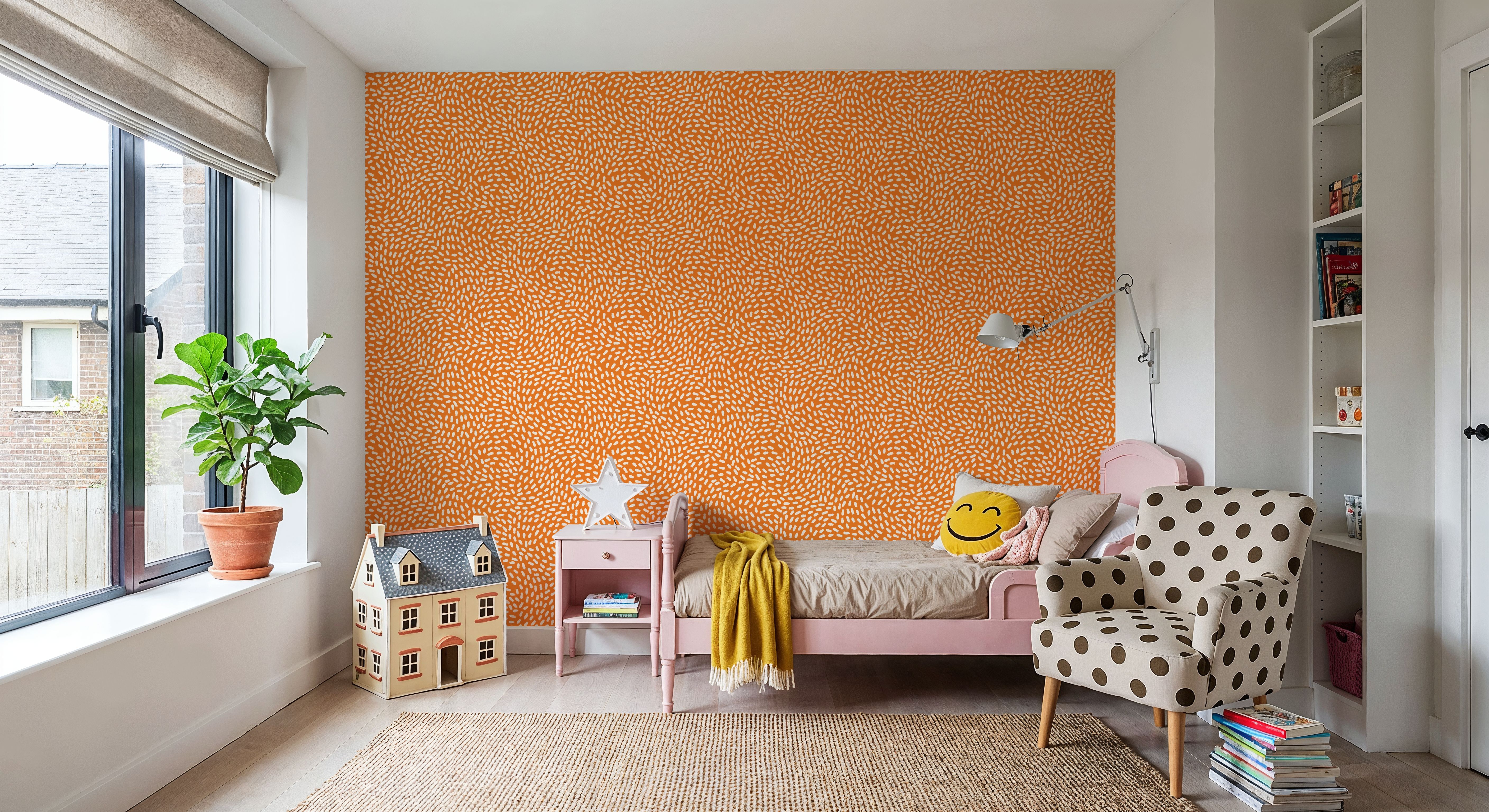 Petals On Orange