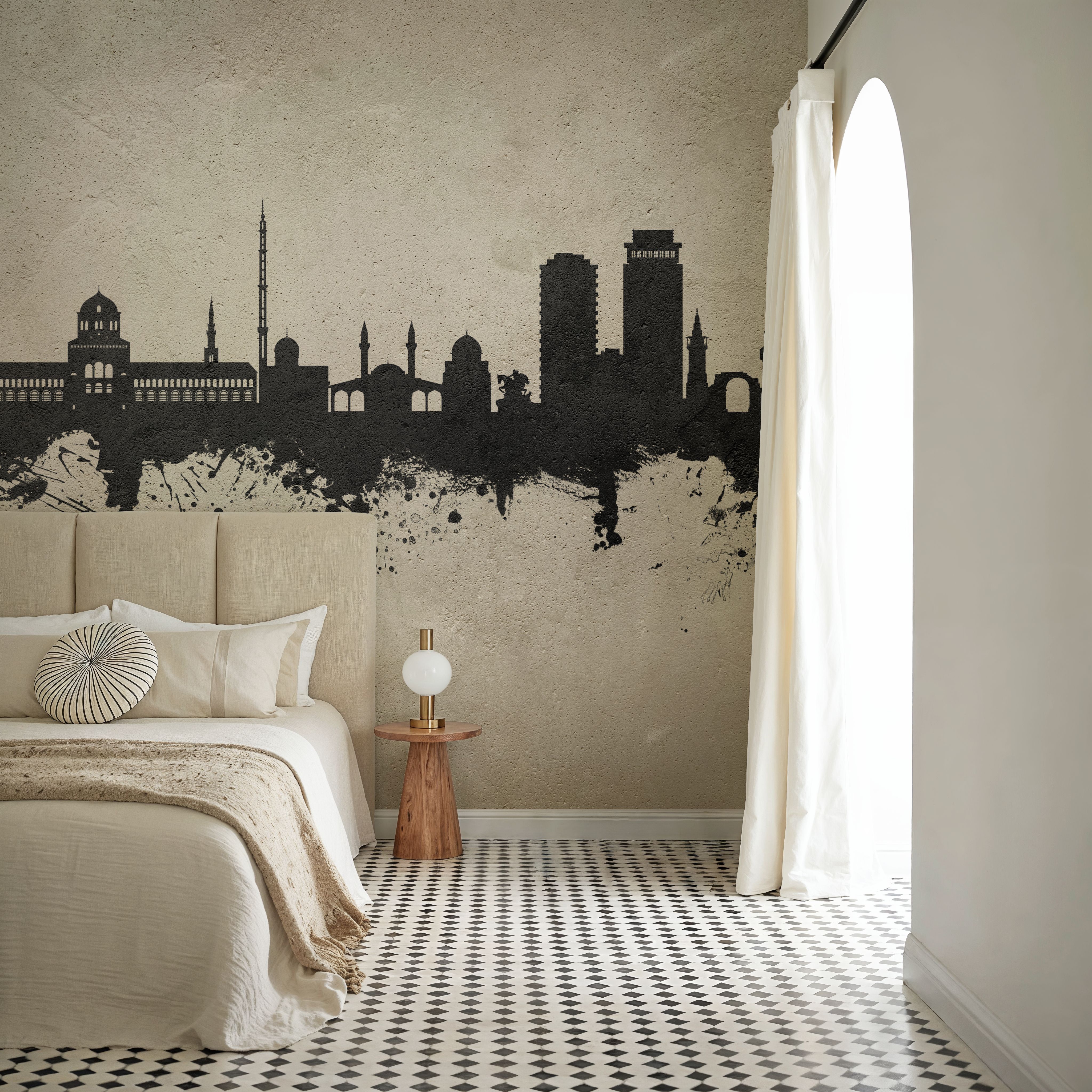 Damascus Syria Skyline Concrete