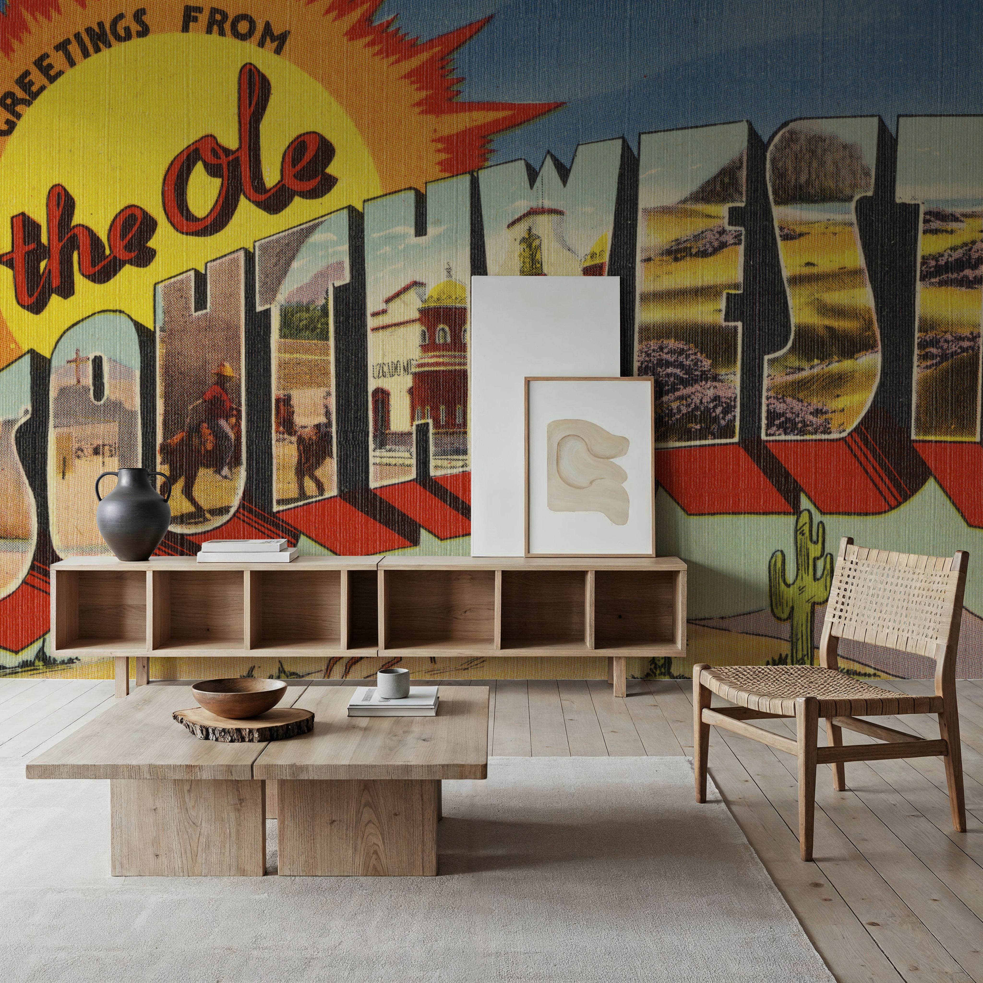 Greetings from the Ole Southwest - Screenprint Postcard