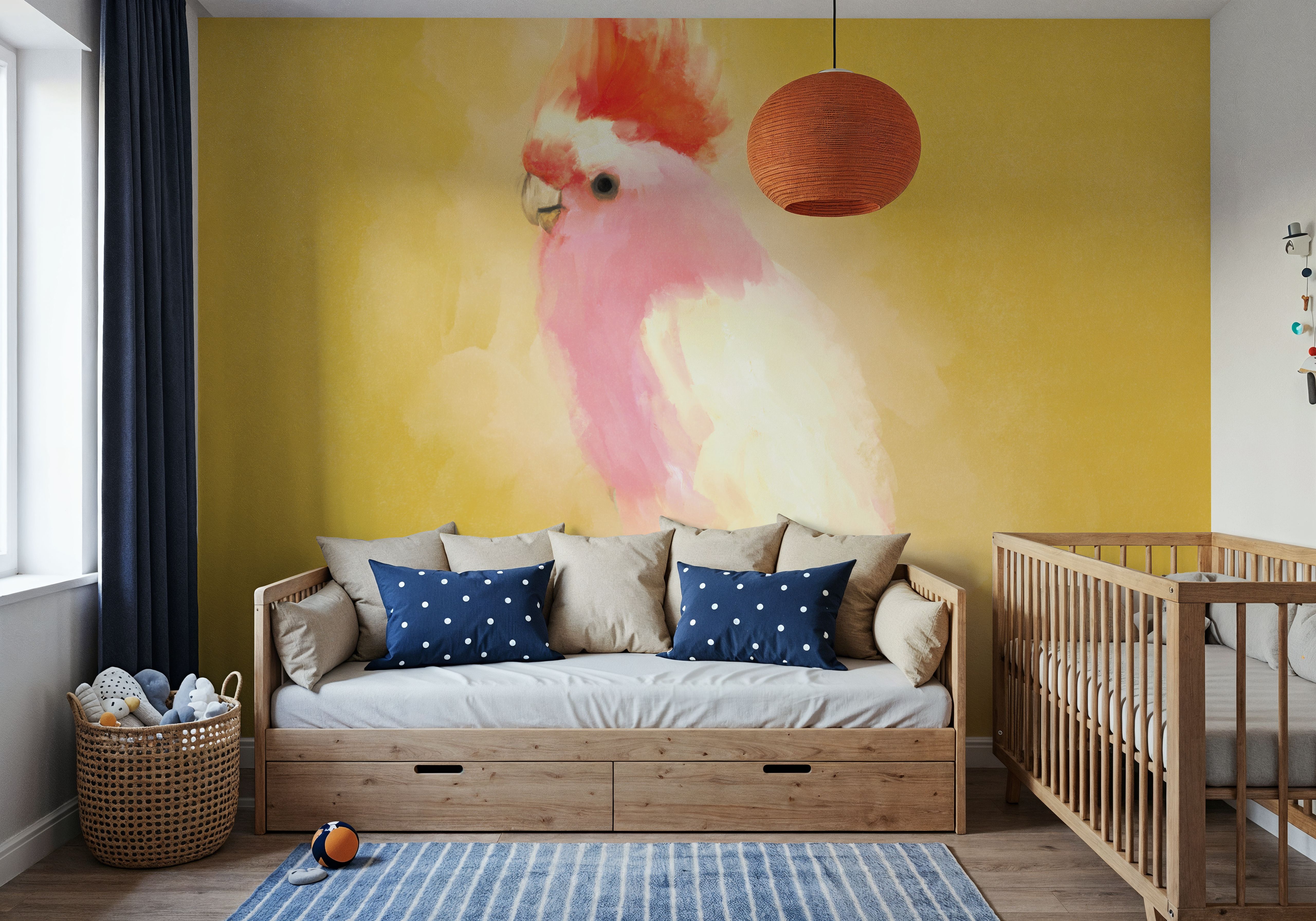 Bright Birds IV, Carte da parati