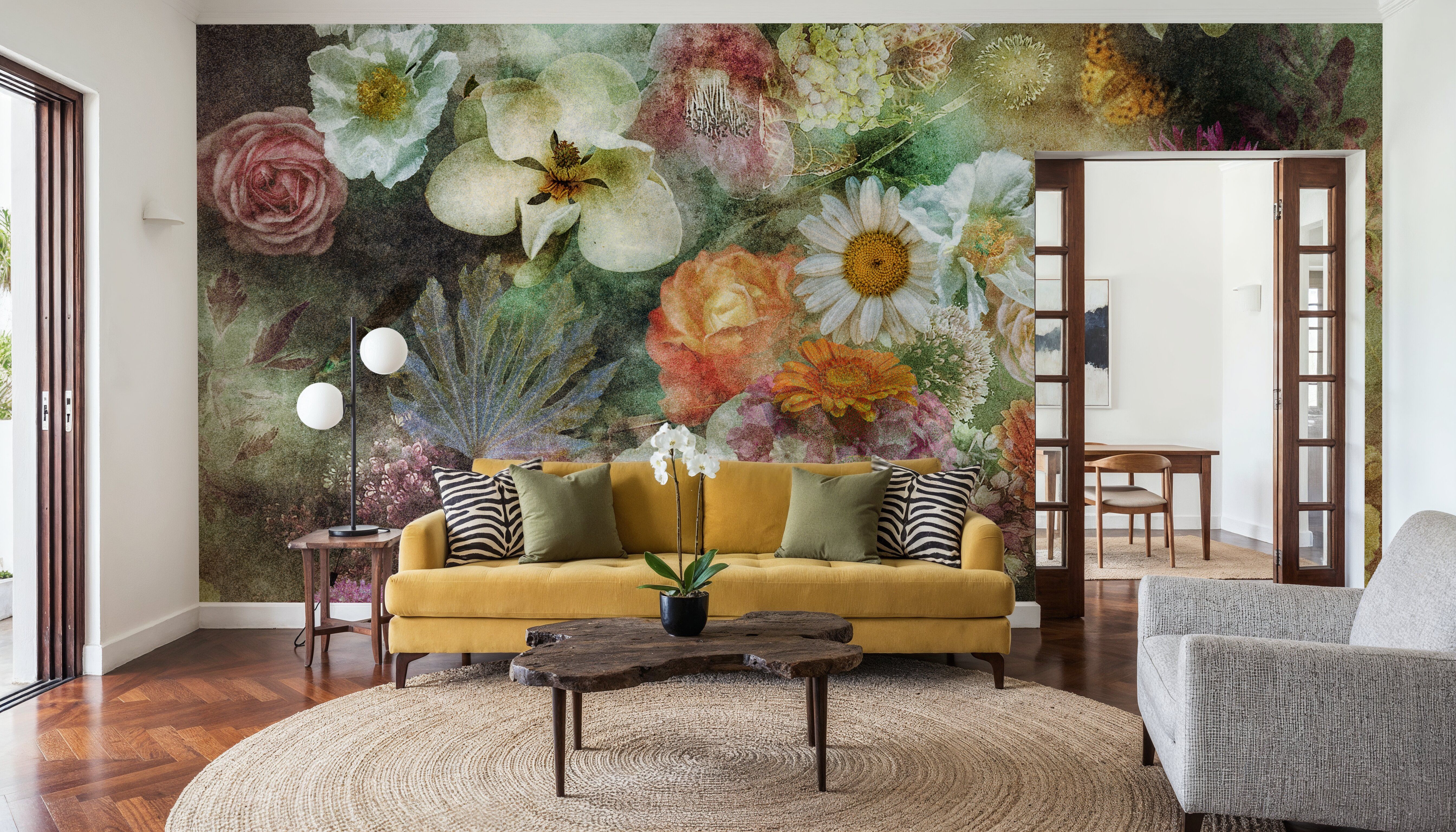 The Secret Vintage Garden, Carte da parati