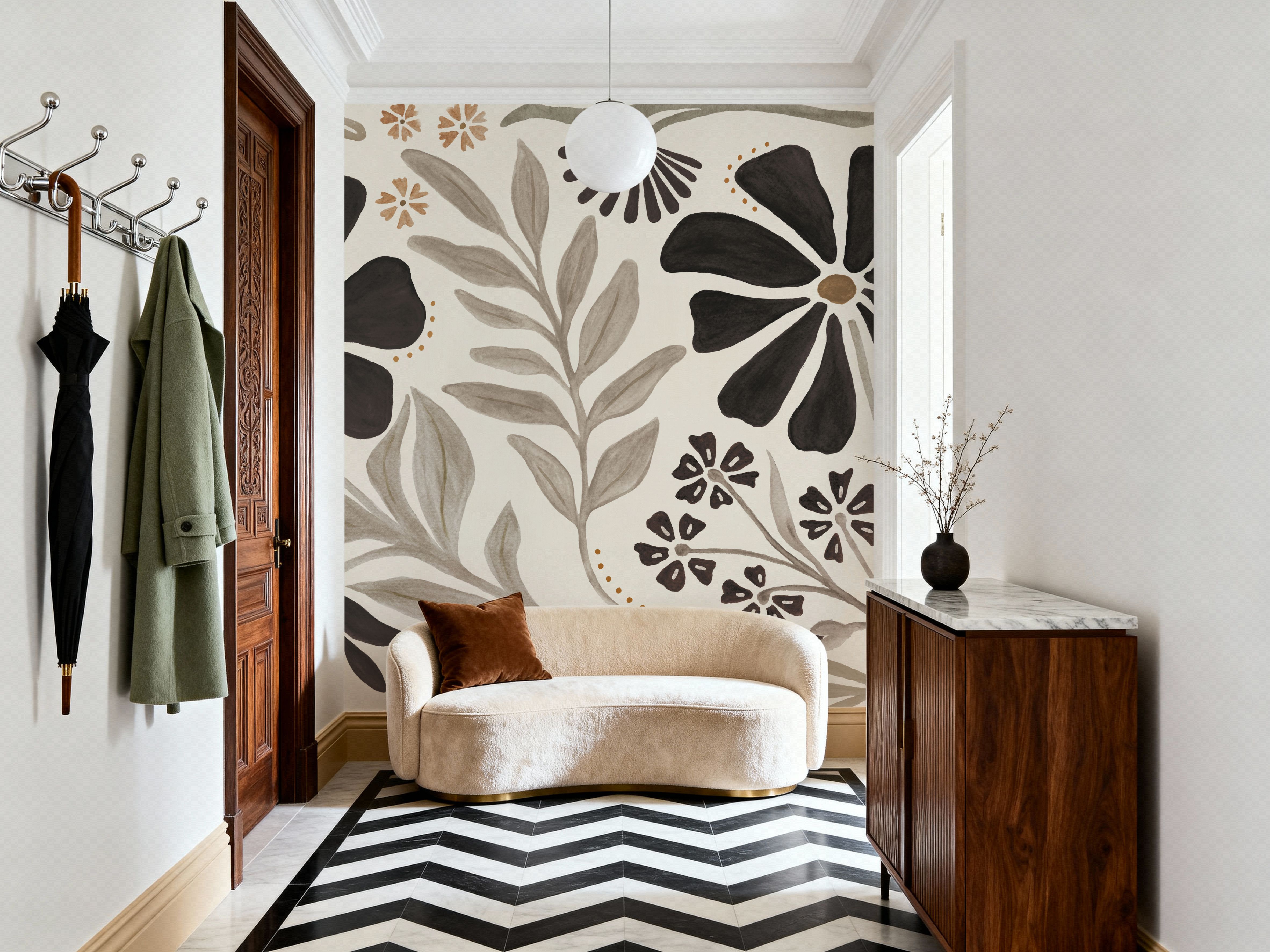 Modern Petals Neutral