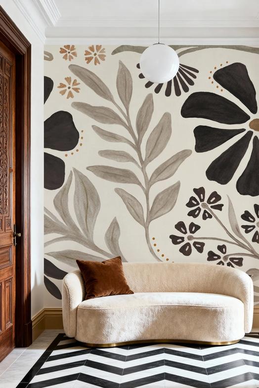 Modern Petals Neutral