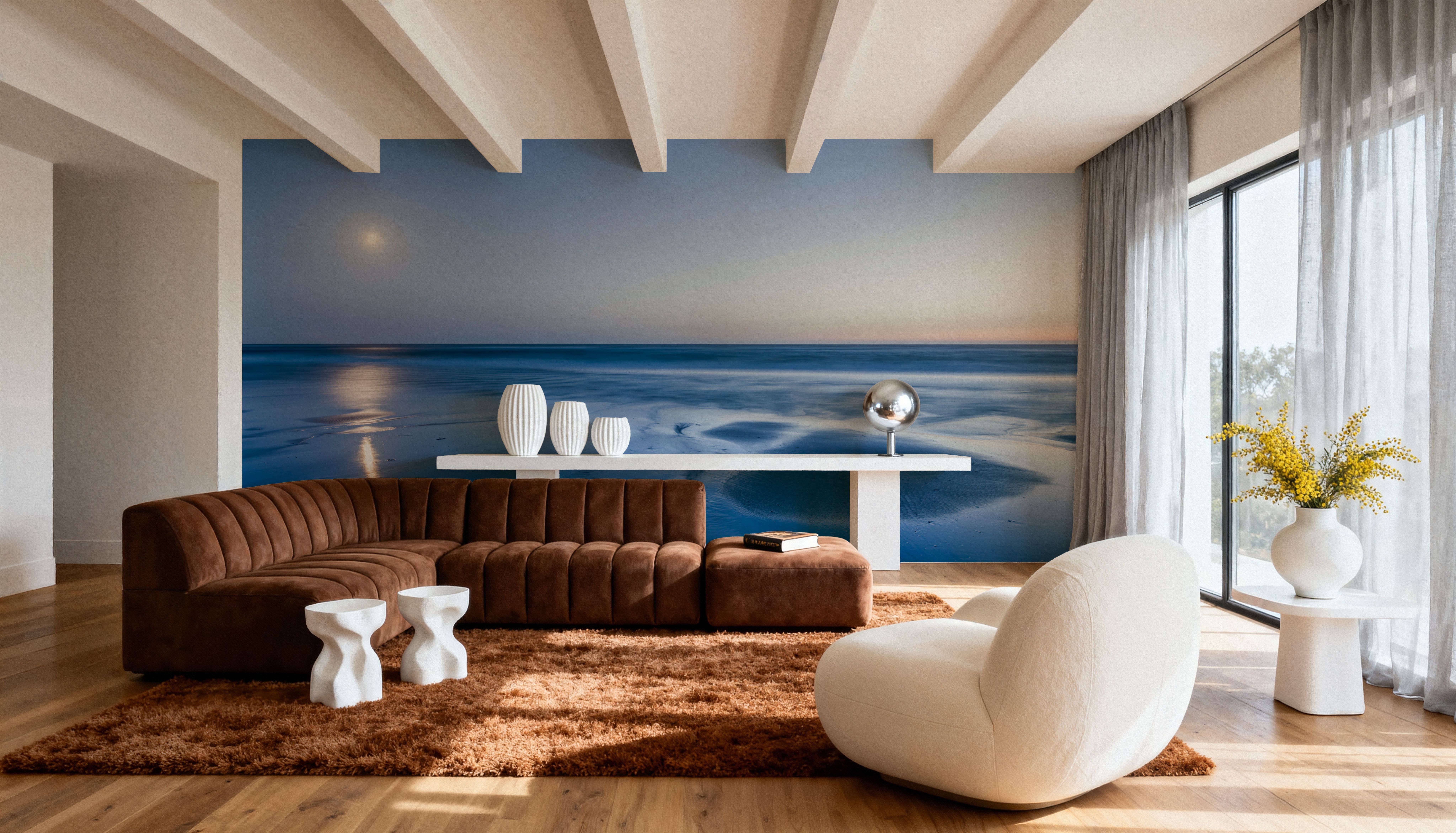 Full Moon Sea, Behang