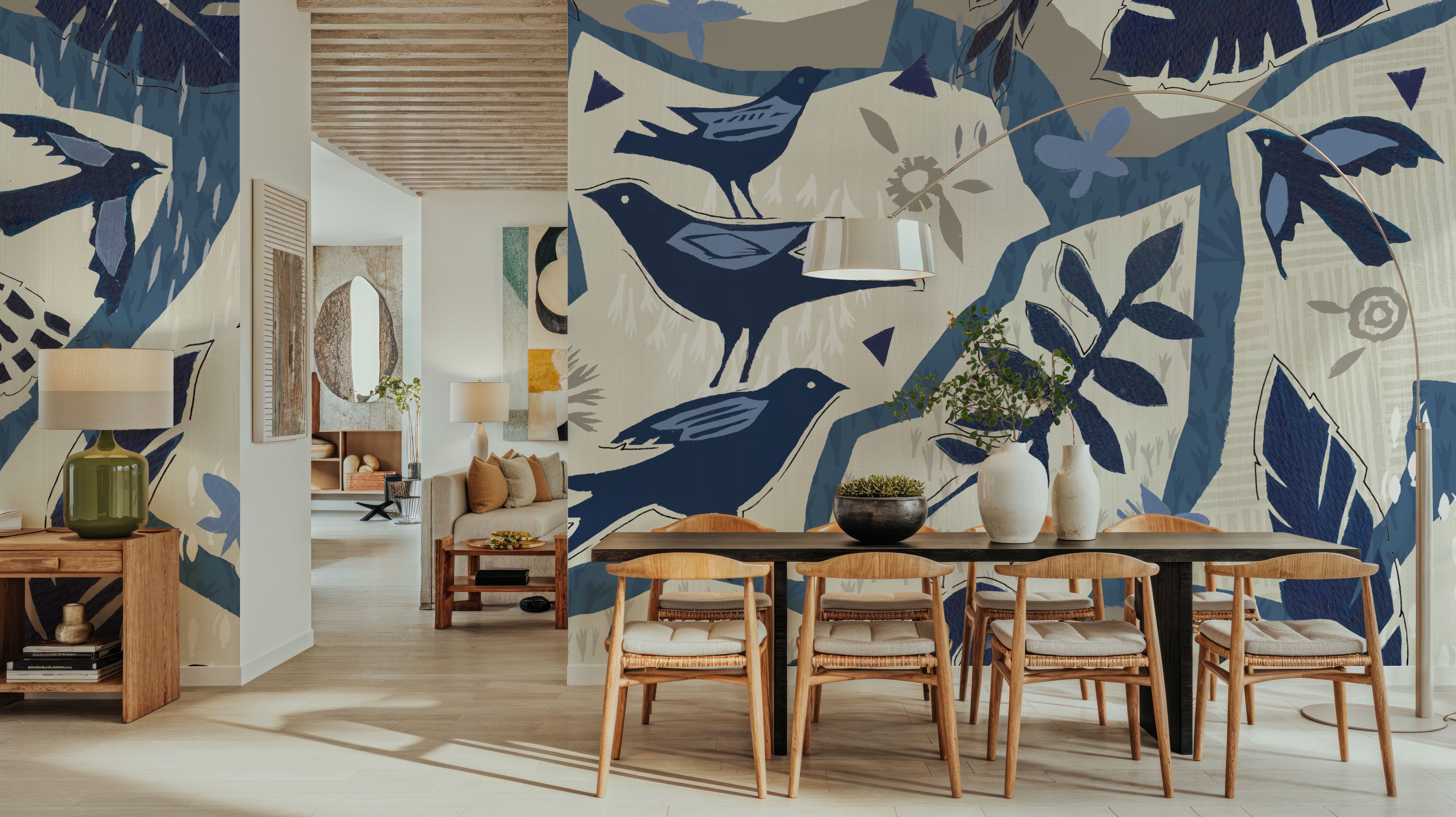 Desert Flair Blue Circle