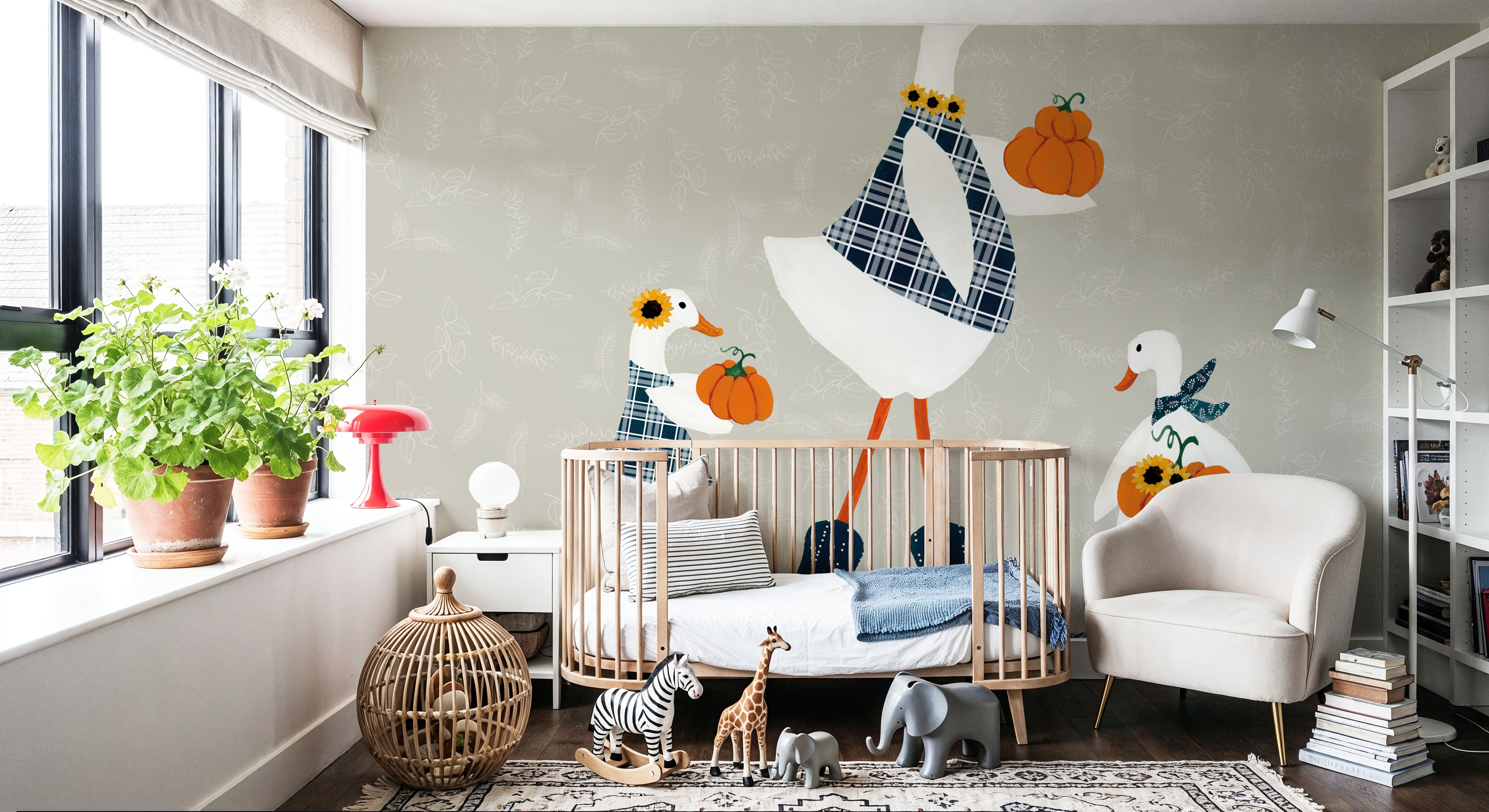 Ducks in the Pumpkin Patch X