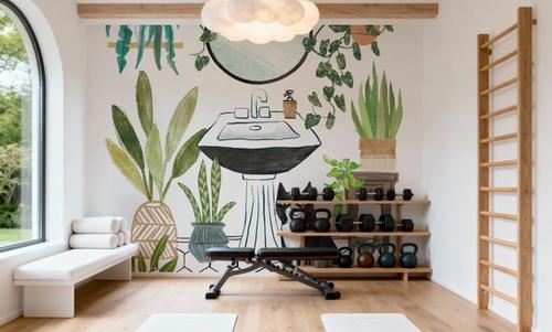 Urban Jungle Bath I Pet