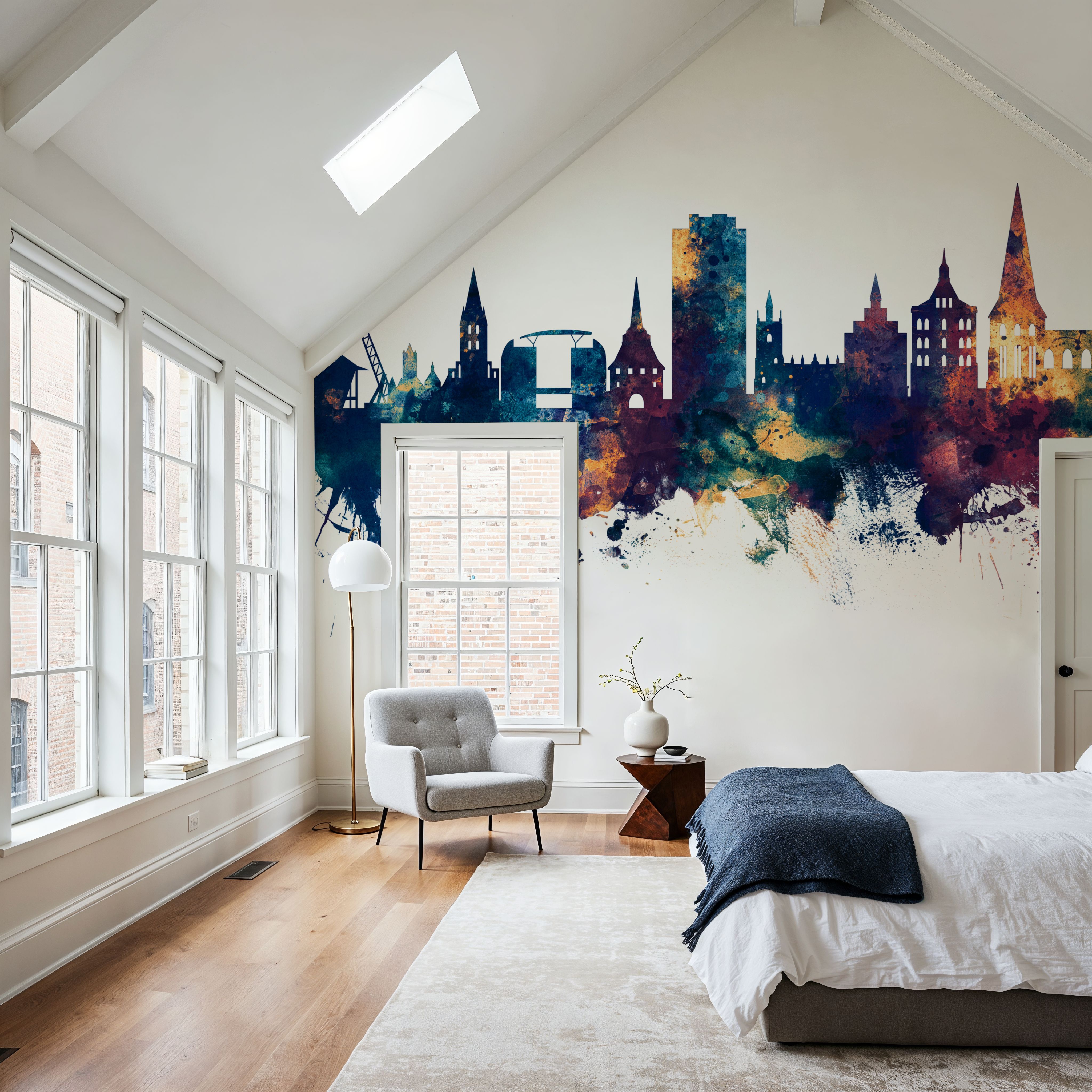 Rostock Germnay Skyline Blue & Bronze