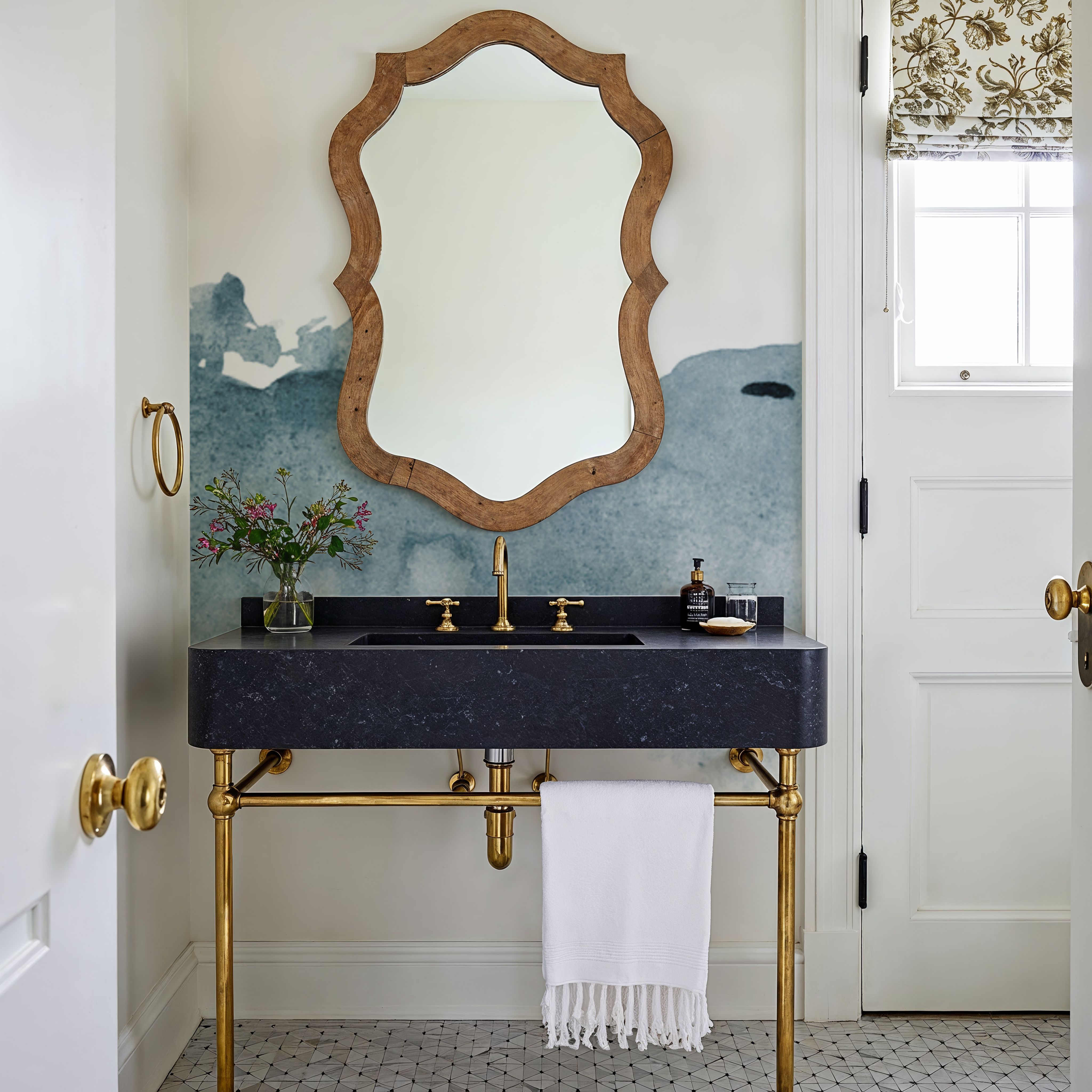 Tranquil Hillside, Dusty Blue