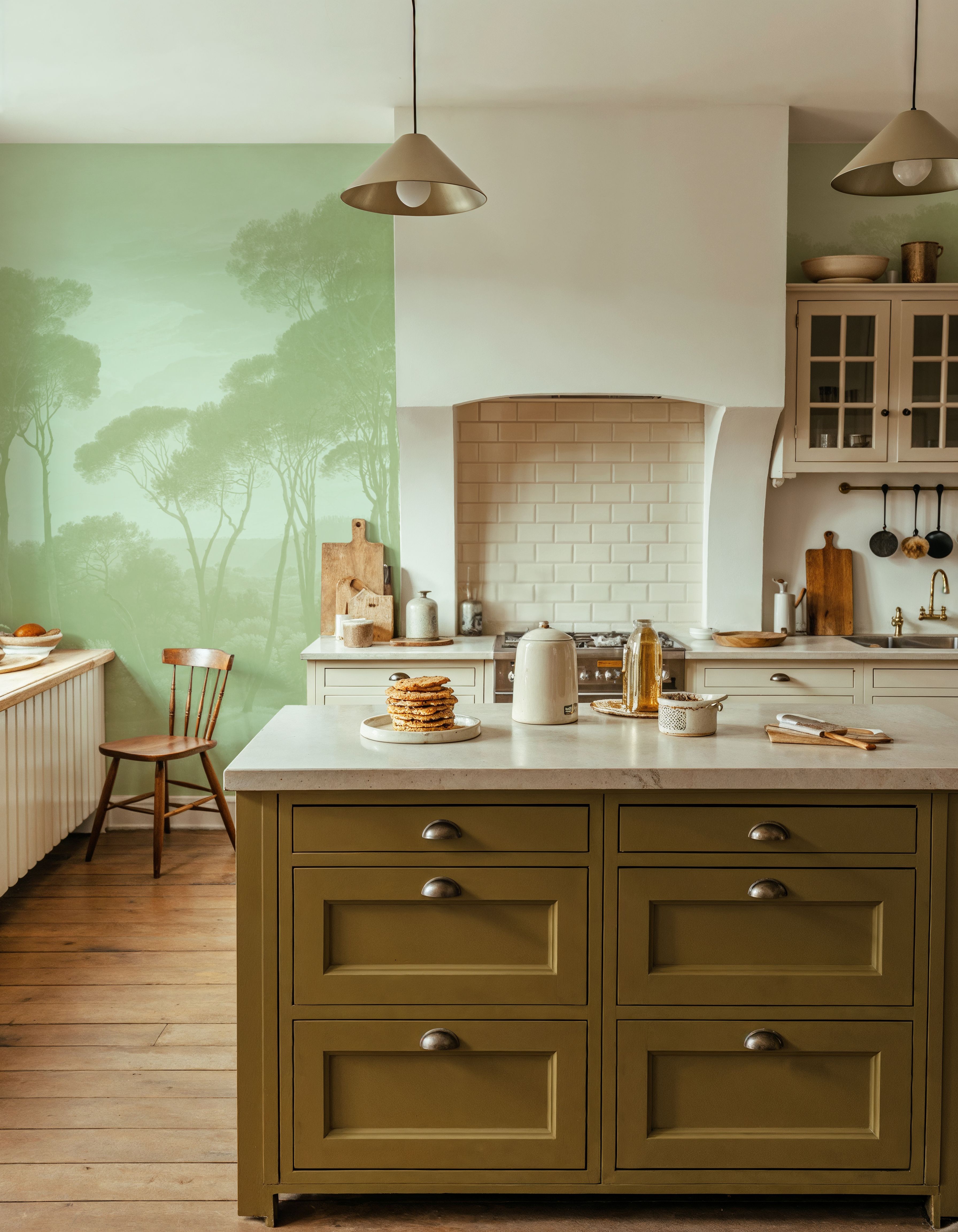 Mediterranean Pine Landscape, Pistachio