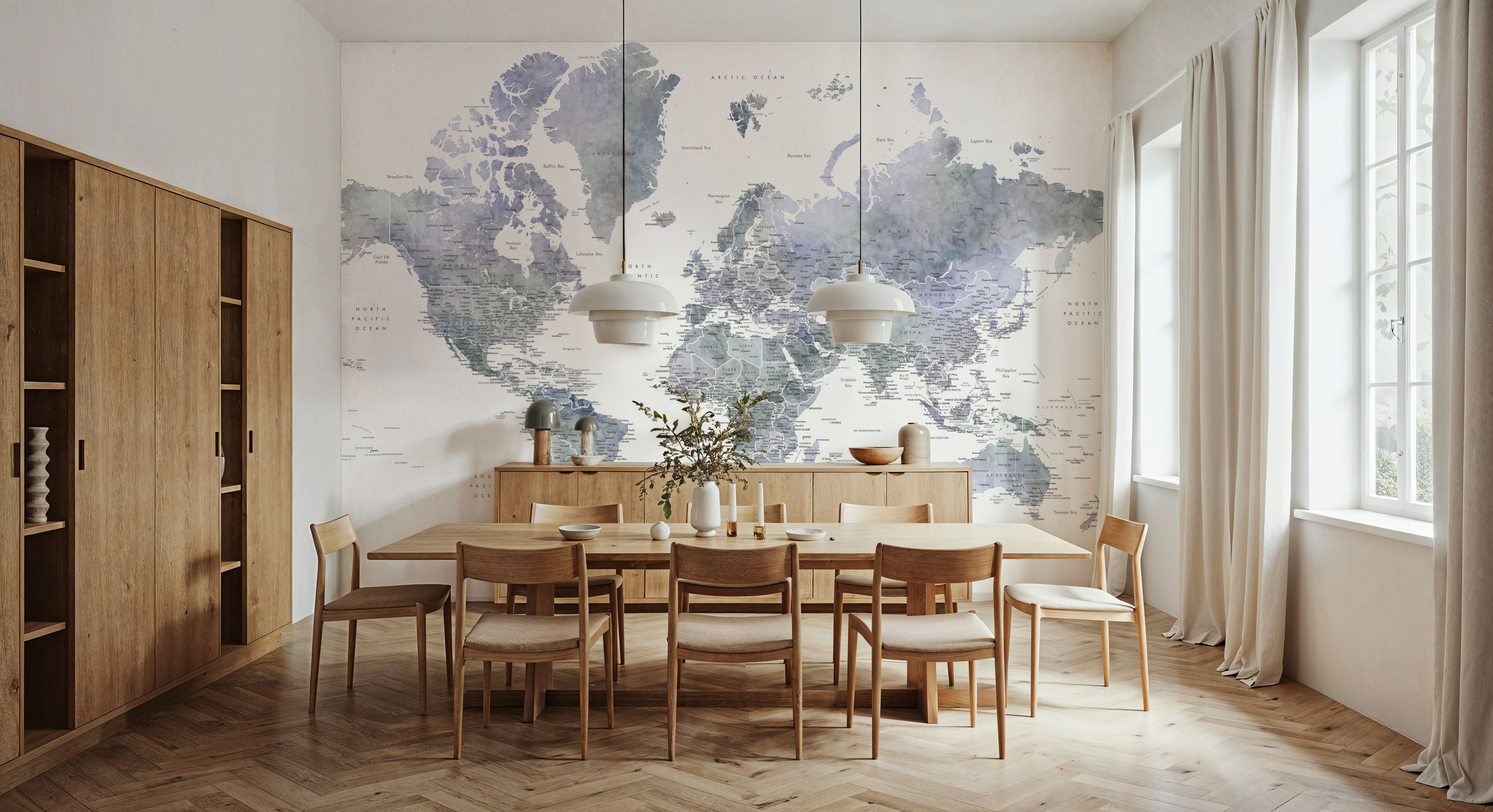 World Map Cities - Norberto